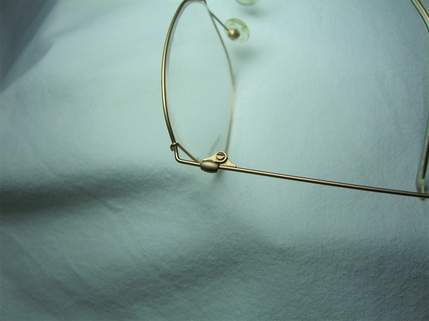 Borghesi, eyeglasses, Gold plated, Titanium, oval, square, frames, NOS, hyper vintage, very rare