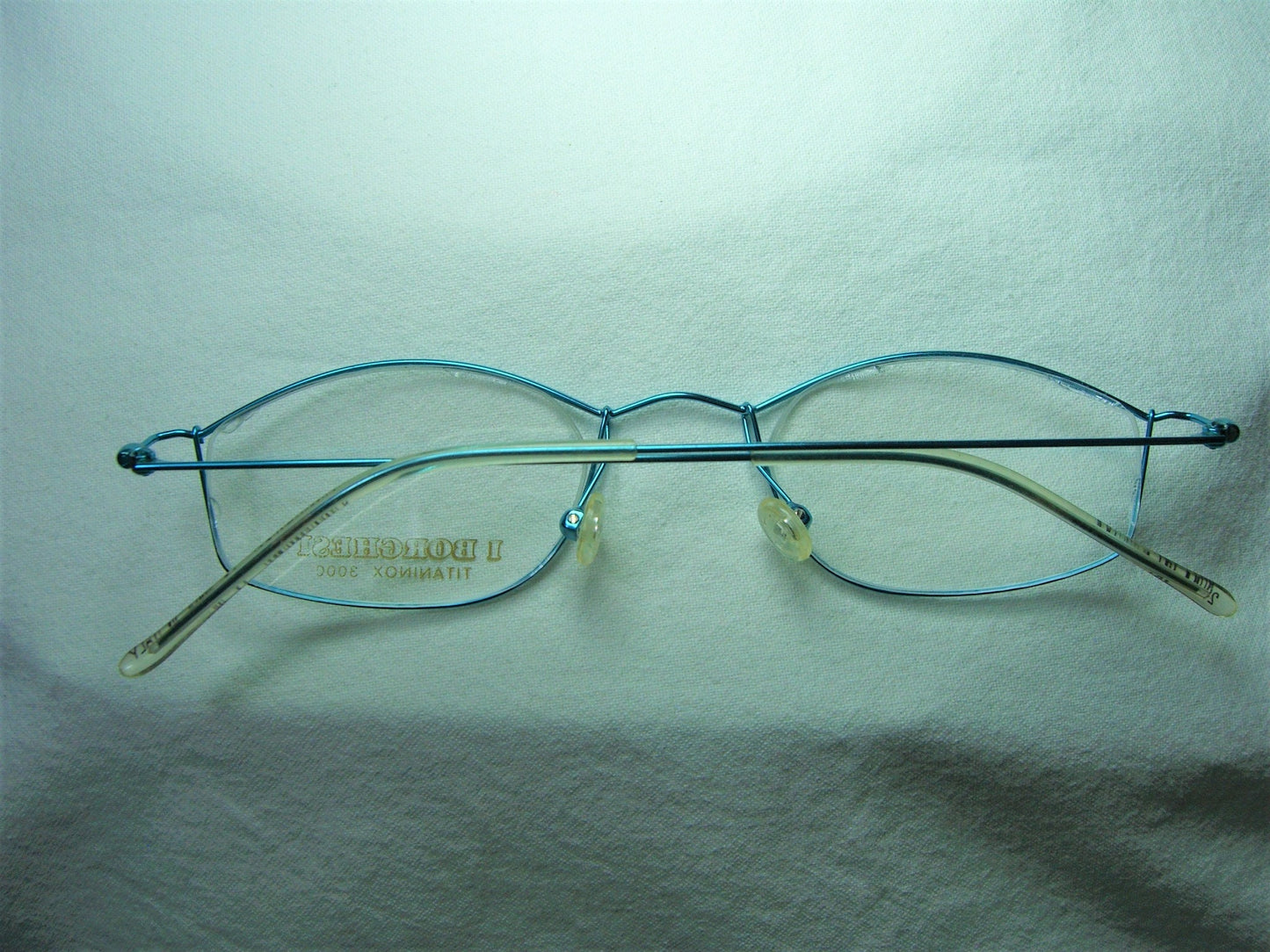 Borghesi, eyeglasses, Titanium, oval, square, frames, men's, women's, NOS, hyper vintage, very rare