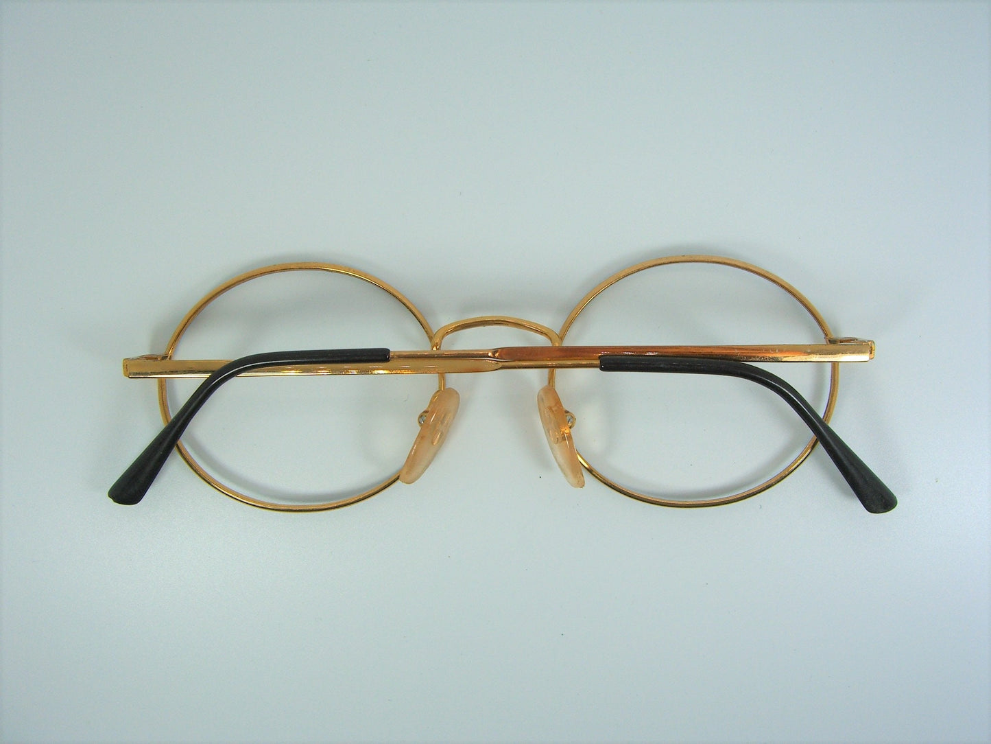 Alain Bourgeois, eyeglasses, round, panto, oval, Gold plated, frames, NOS, hyper vintage, unique