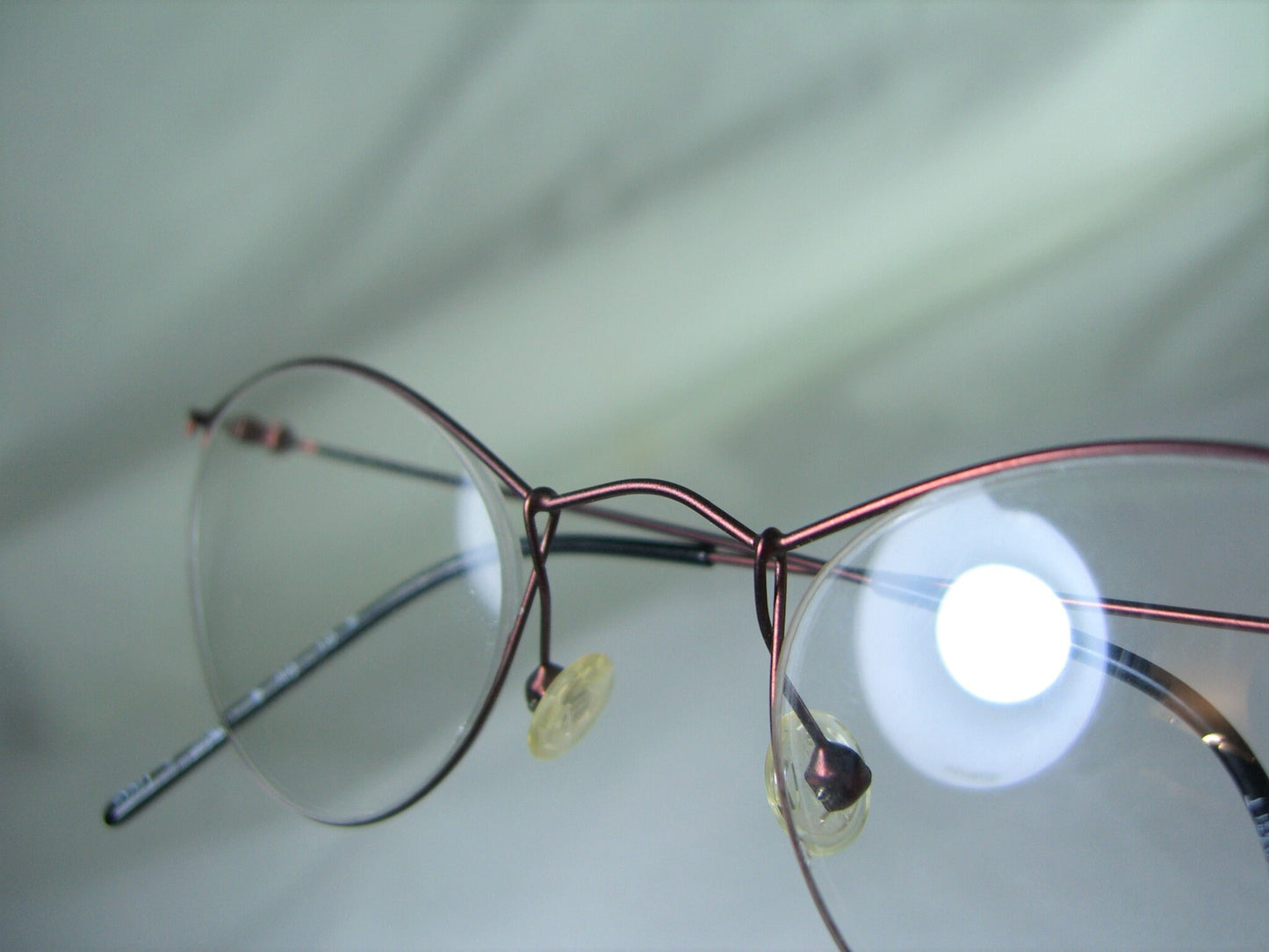 Borghesi, eyeglasses, Titanium, oval, round, frames, men's, women's, NOS, hyper vintage, very rare