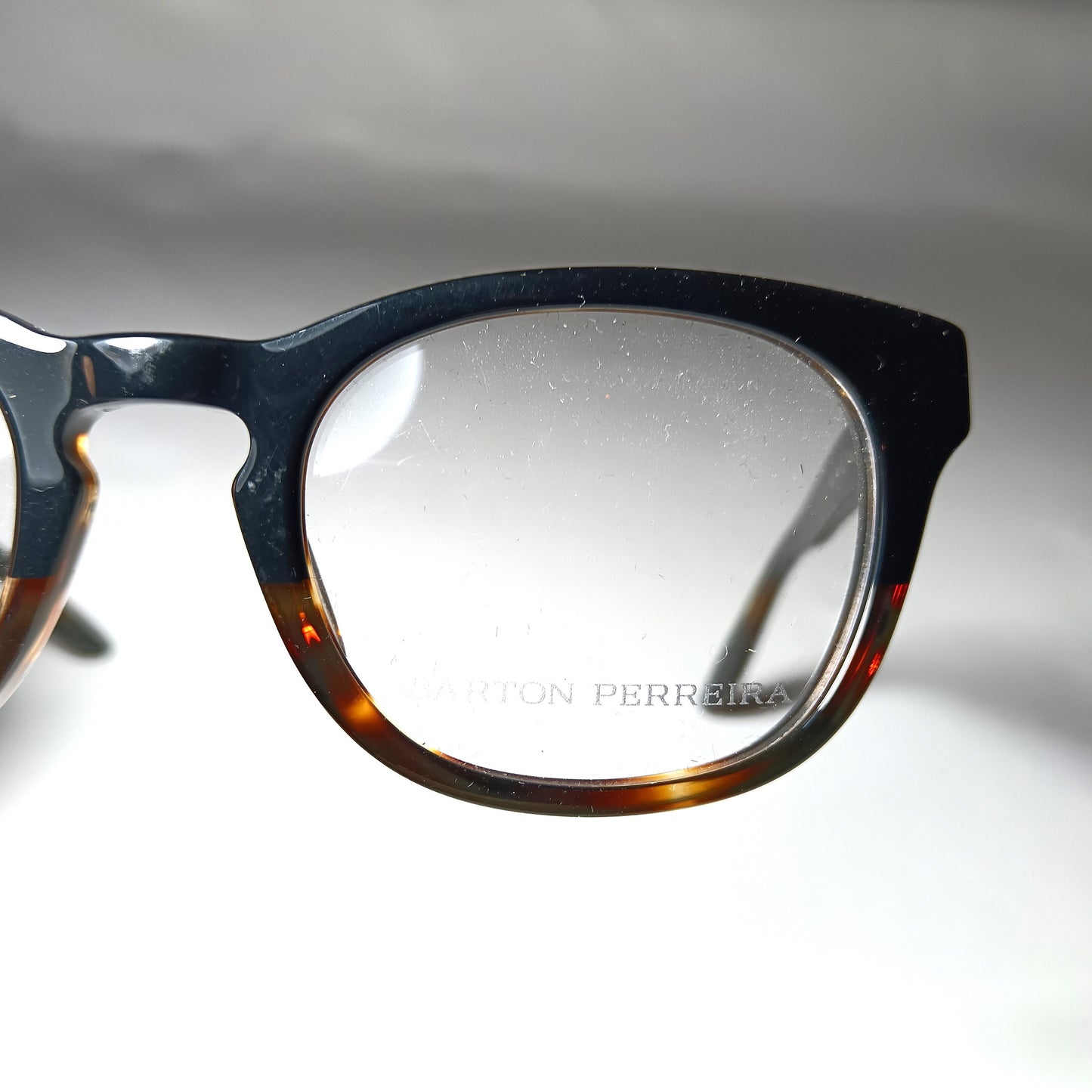 Barton Perreira Oval Eyeglasses, Dark Havana Tortoise Frames, New Old Stock