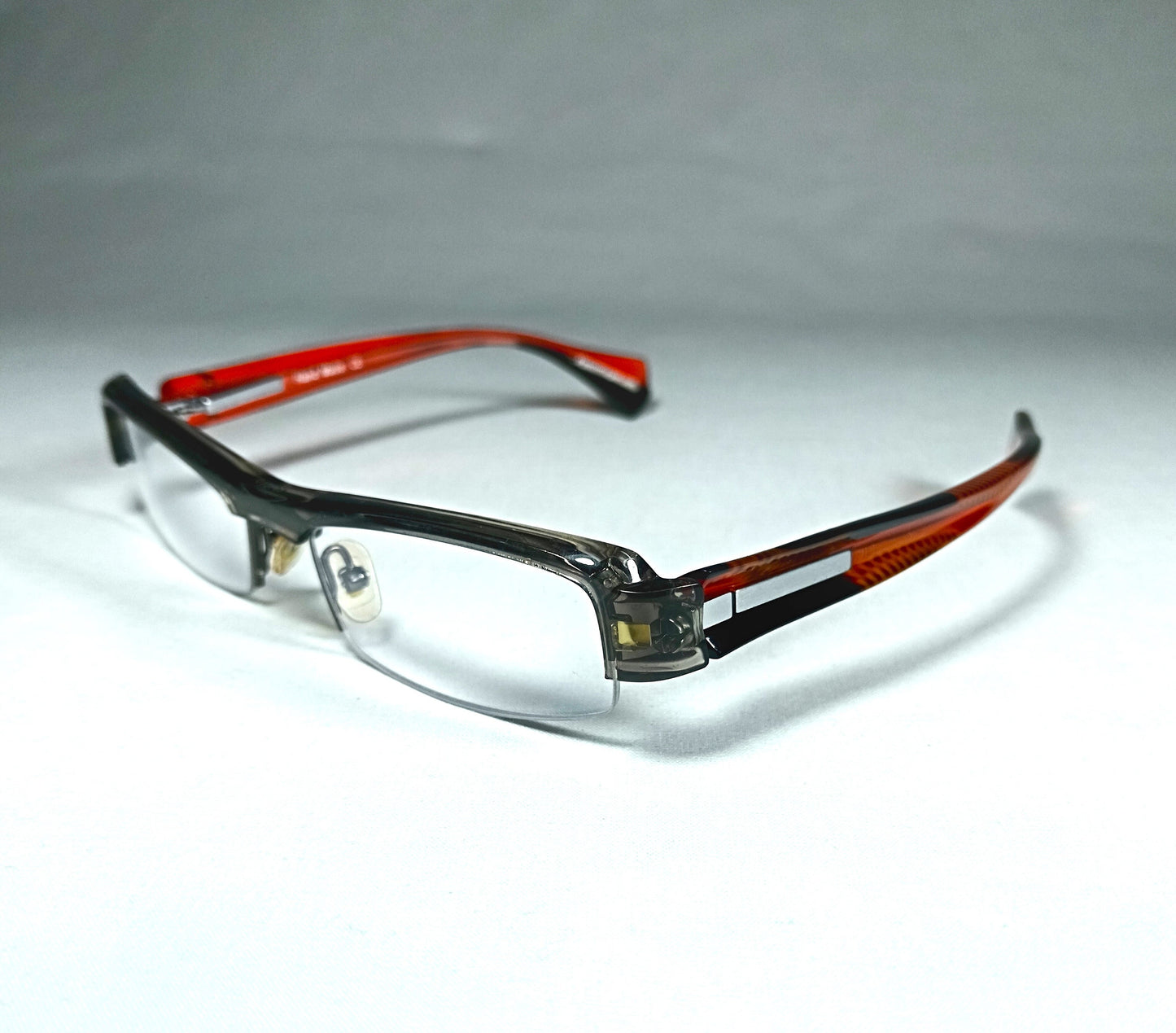 Alyson Magee Half Rim Titanium Eyeglasses, New Old Stock
