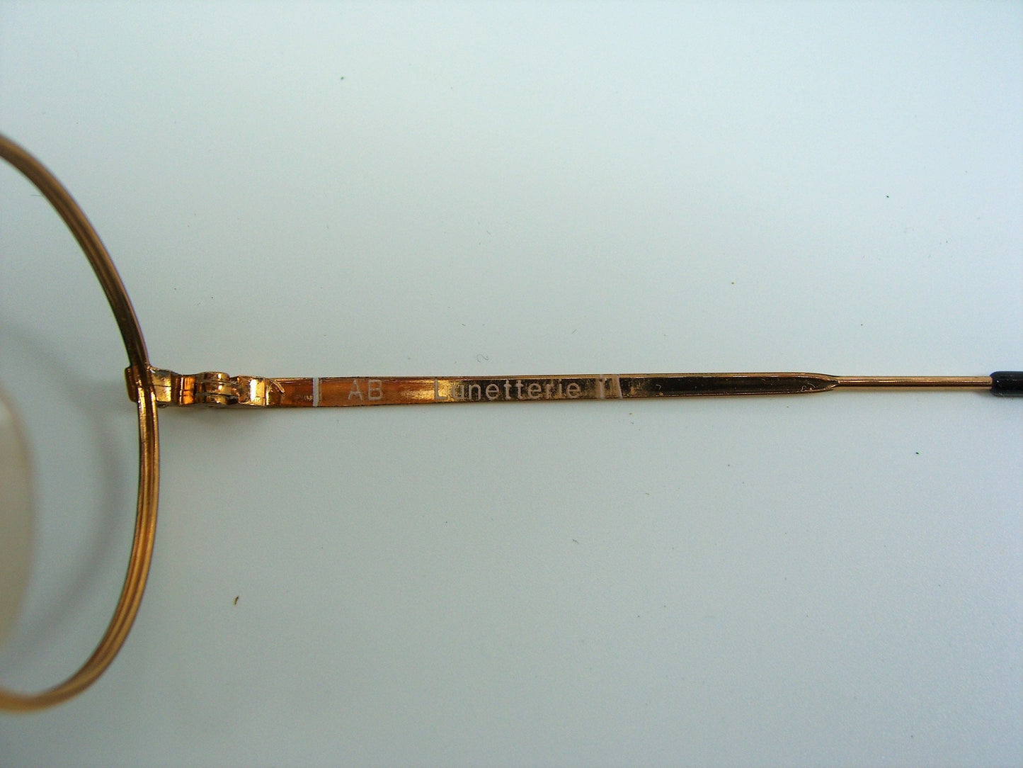 Alain Bourgeois, eyeglasses, round, panto, oval, Gold plated, frames, NOS, hyper vintage, unique