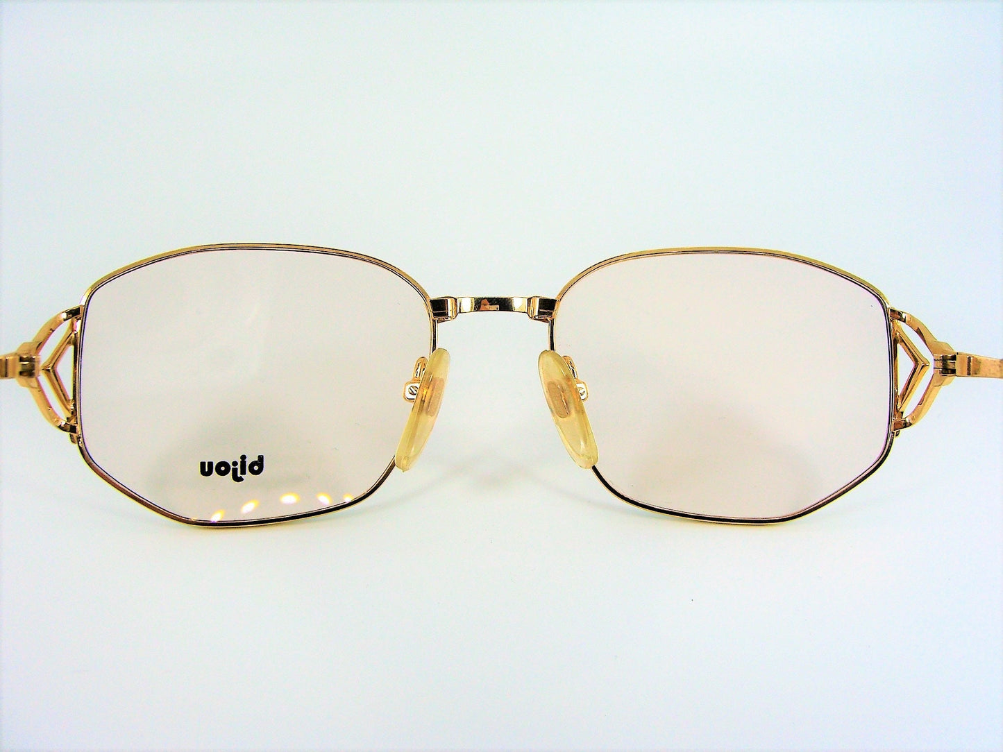 Bijou, luxury eyeglasses, Gold plated, oval, square, frames, hyper vintage, NOS, super rare