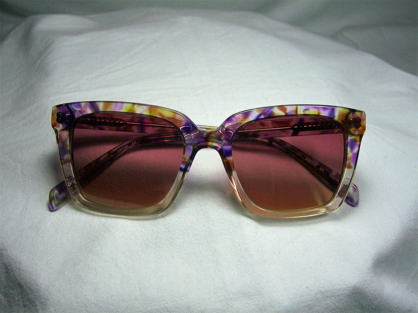 Agatha Ruiz De La Prada, sunglasses, wayfarer, club master, square frames, women's, vintage, NOS