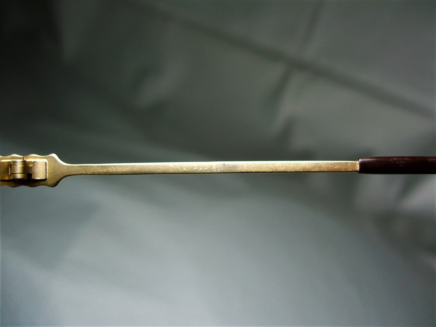 ZINA, eyeglasses, oval, hexagonal, frames, Gold plated Titanium alloy, men's, women's, NOS, hyper vintage, rare