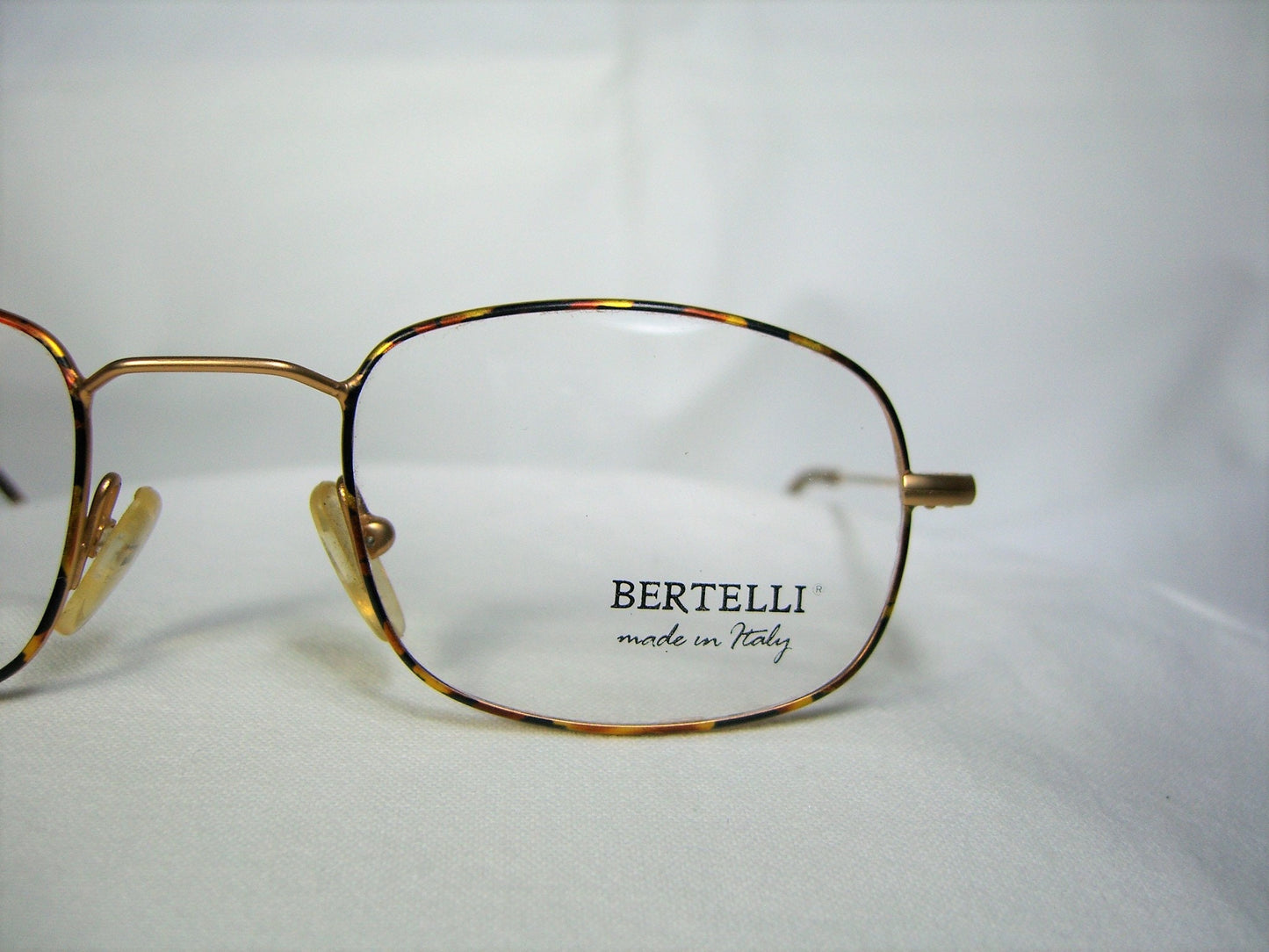 Bertelli, eyeglasses, Titanium, oval, square, frames, men's, women's, NOS, hyper vintage, rare