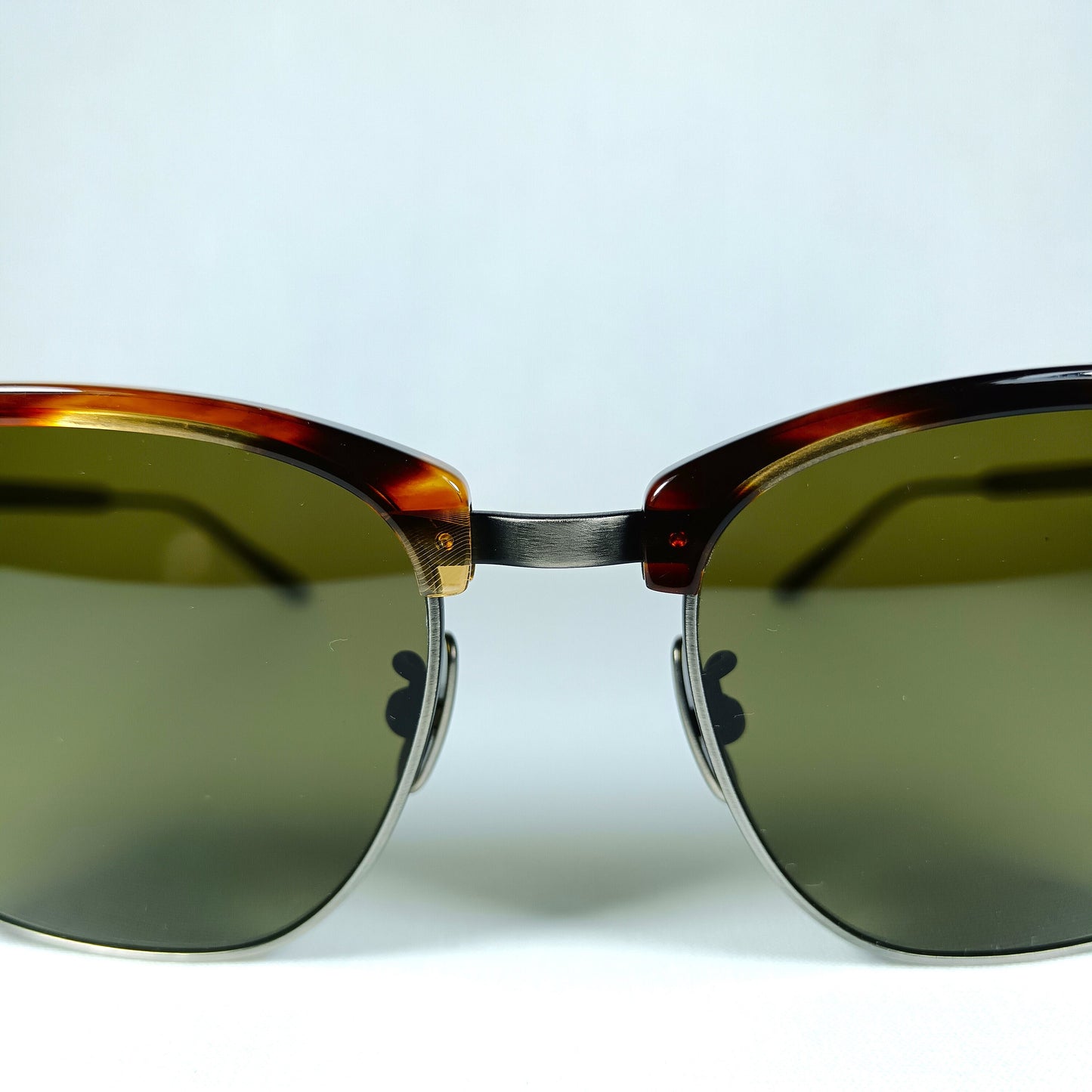 Bottega Veneta, luxury sunglasses, Club Master, Titanium, tortoise, New Old Stock, hyper vintage, rare