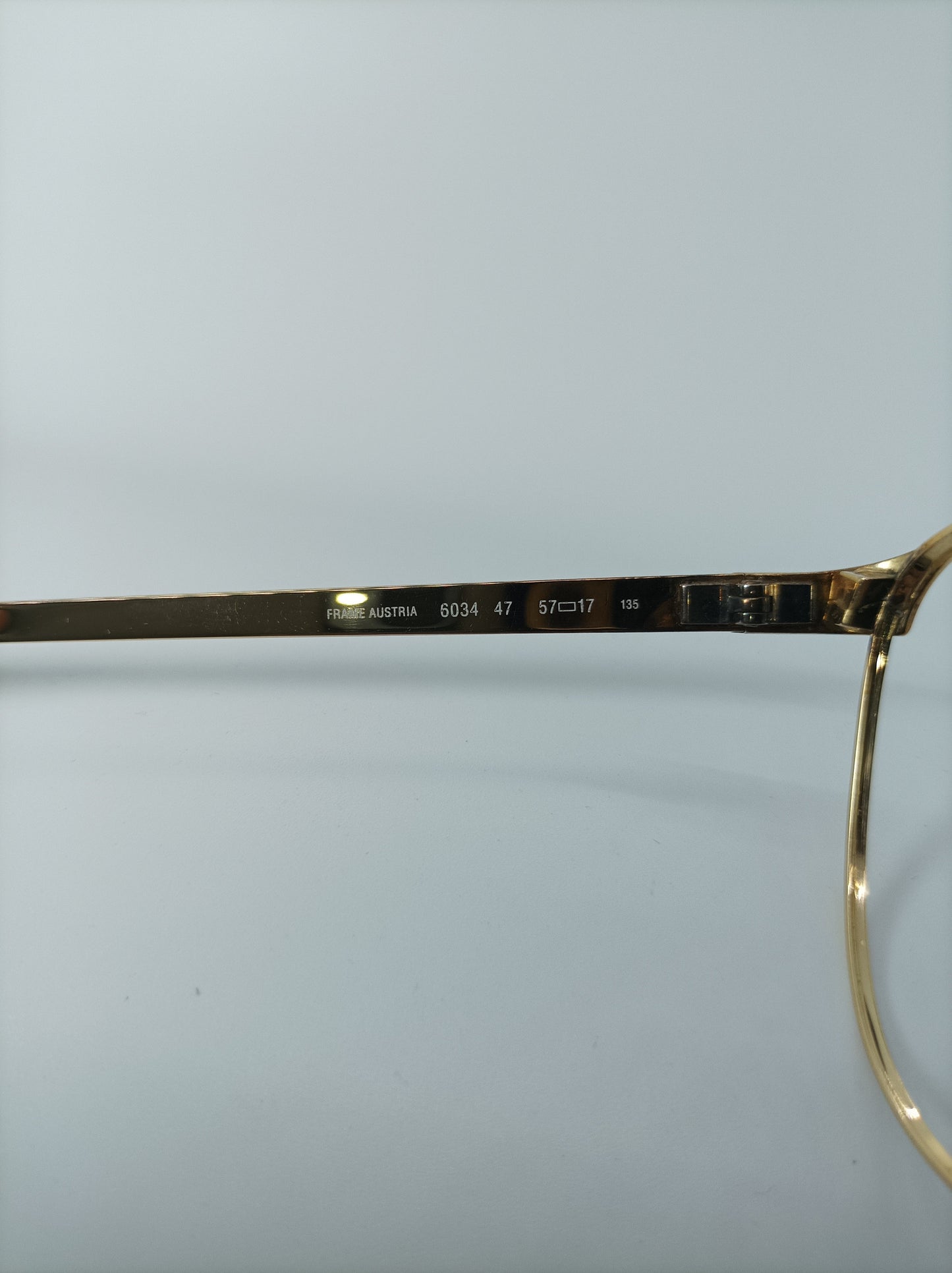 Alfred Dunhill Aviator Eyeglasses, Gold Platinum Plated Titanium Frames