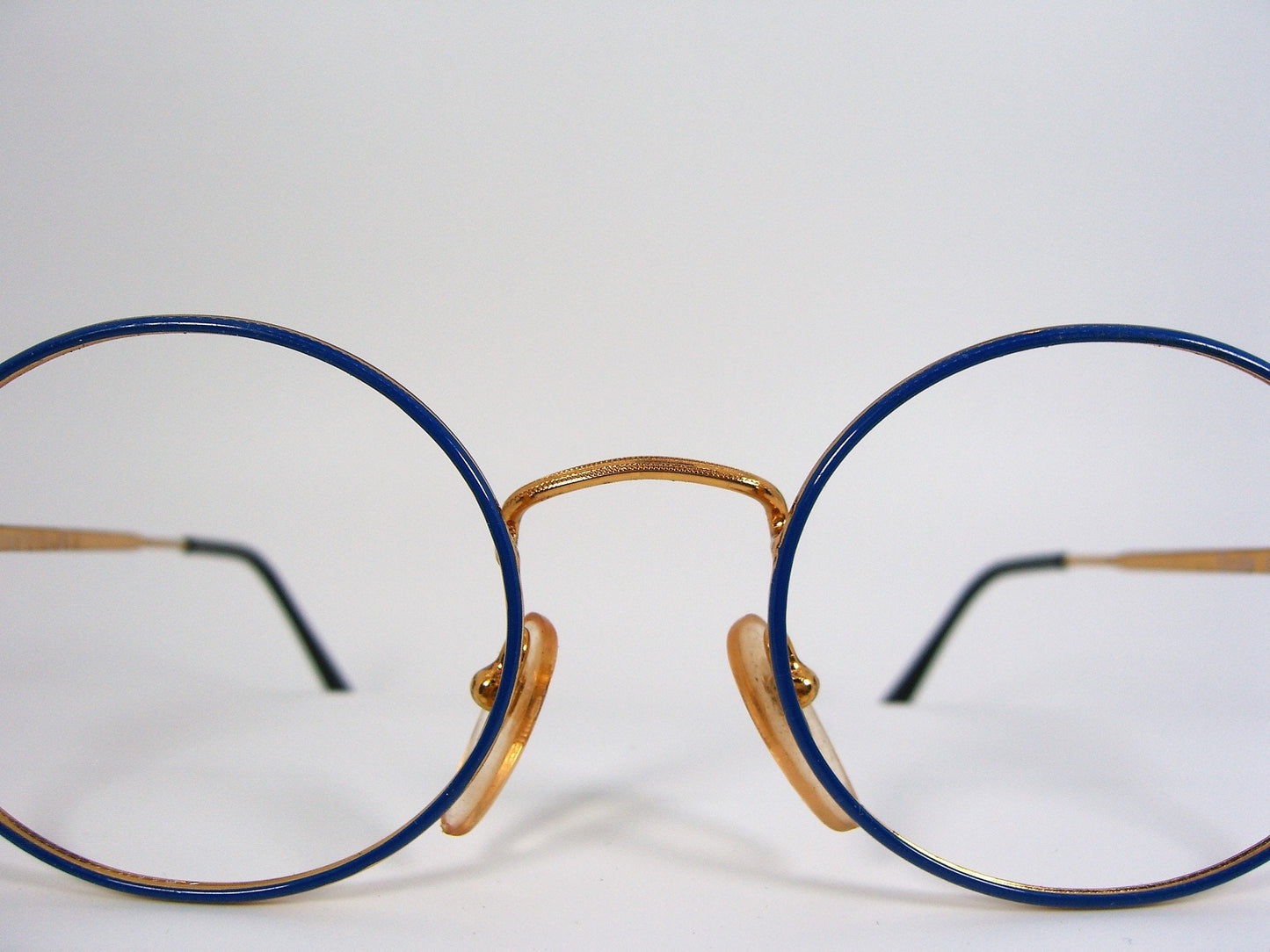 Alain Bourgeois, eyeglasses, round, panto, oval, Gold plated, frames, NOS, hyper vintage, unique