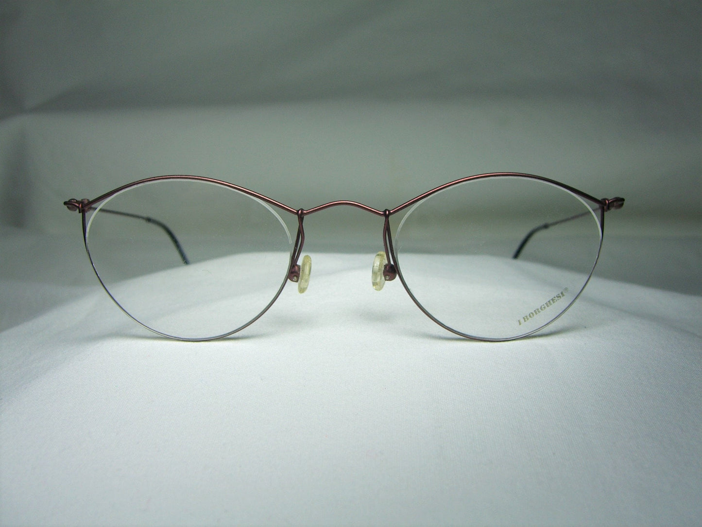 Borghesi, eyeglasses, Titanium, oval, round, frames, men's, women's, NOS, hyper vintage, very rare