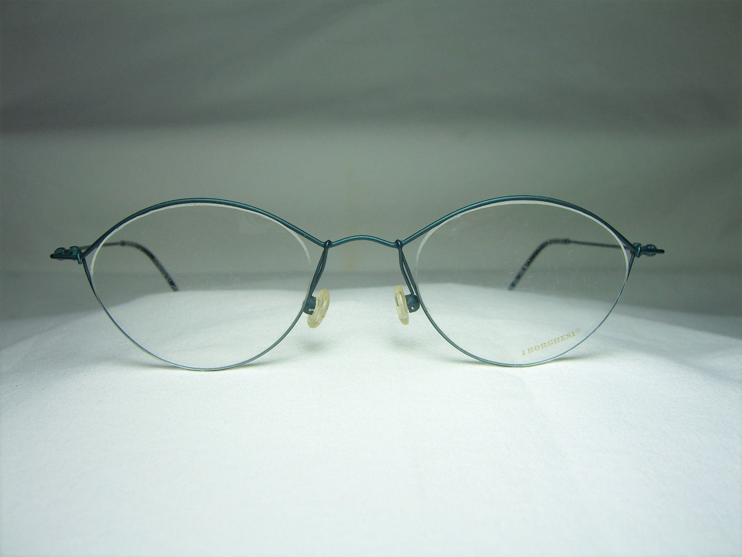 Borghesi, eyeglasses, Titanium, oval, round, frames, men's, women's, NOS, hyper vintage, very rare