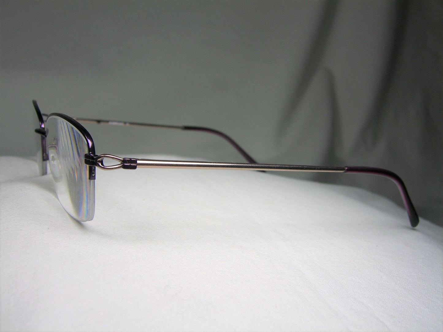 Alain Afflelou, eyeglasses, half rim, Titanium alloy, oval, square, frames, men's, women's, ultra vintage