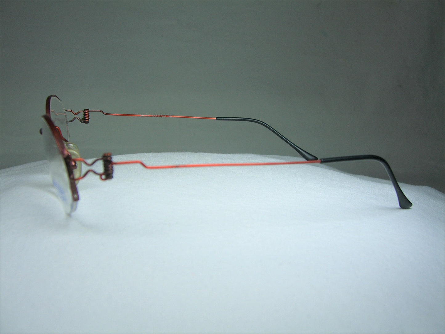 Bertelli, eyeglasses, Titanium, half rim, frames, round, oval, men's, women's, NOS, hyper vintage, rare