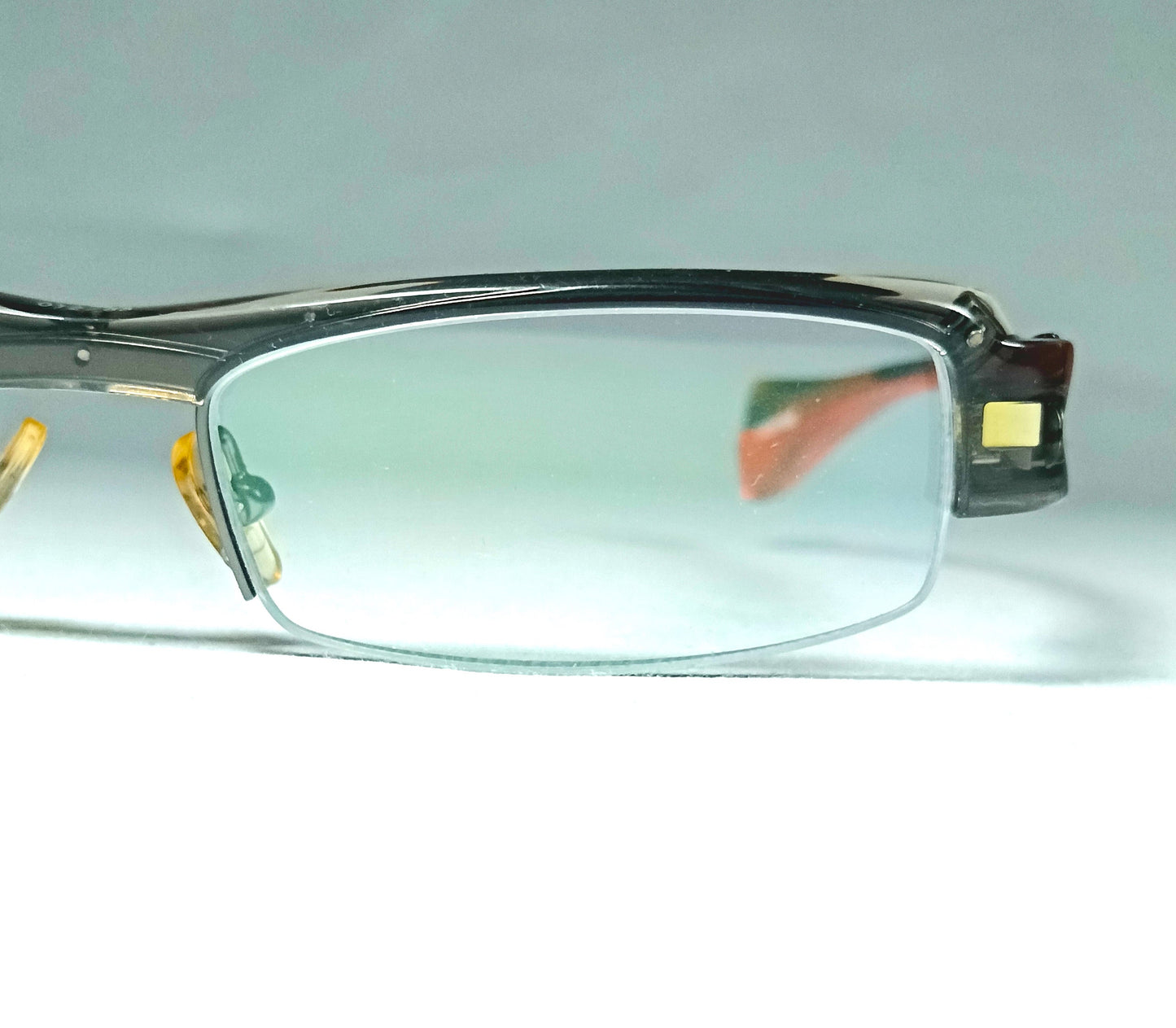Alyson Magee Half Rim Titanium Eyeglasses, New Old Stock