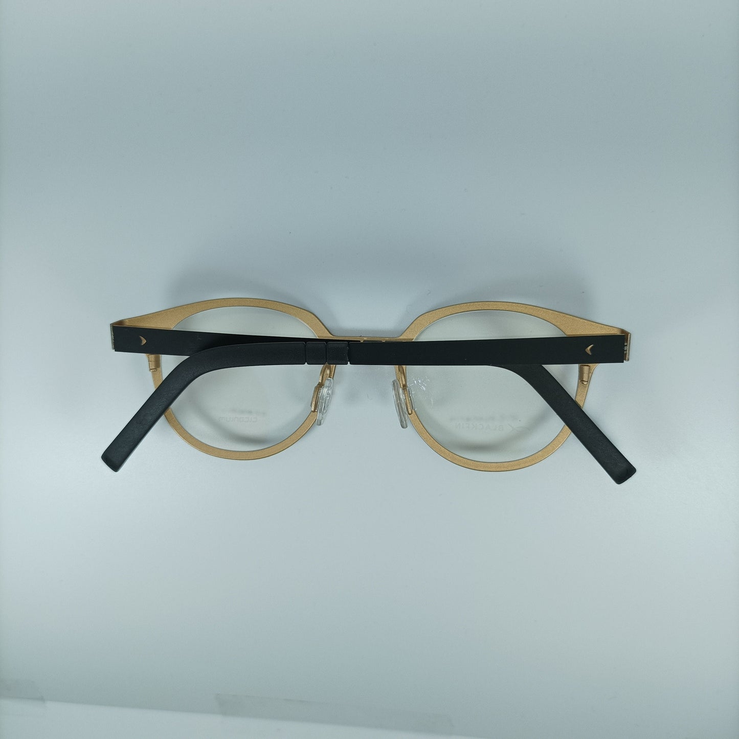 Blackfin, luxury eyeglasses, oval, round, frames, Pure Titanium, New Old Stock, hyper vintage, rare