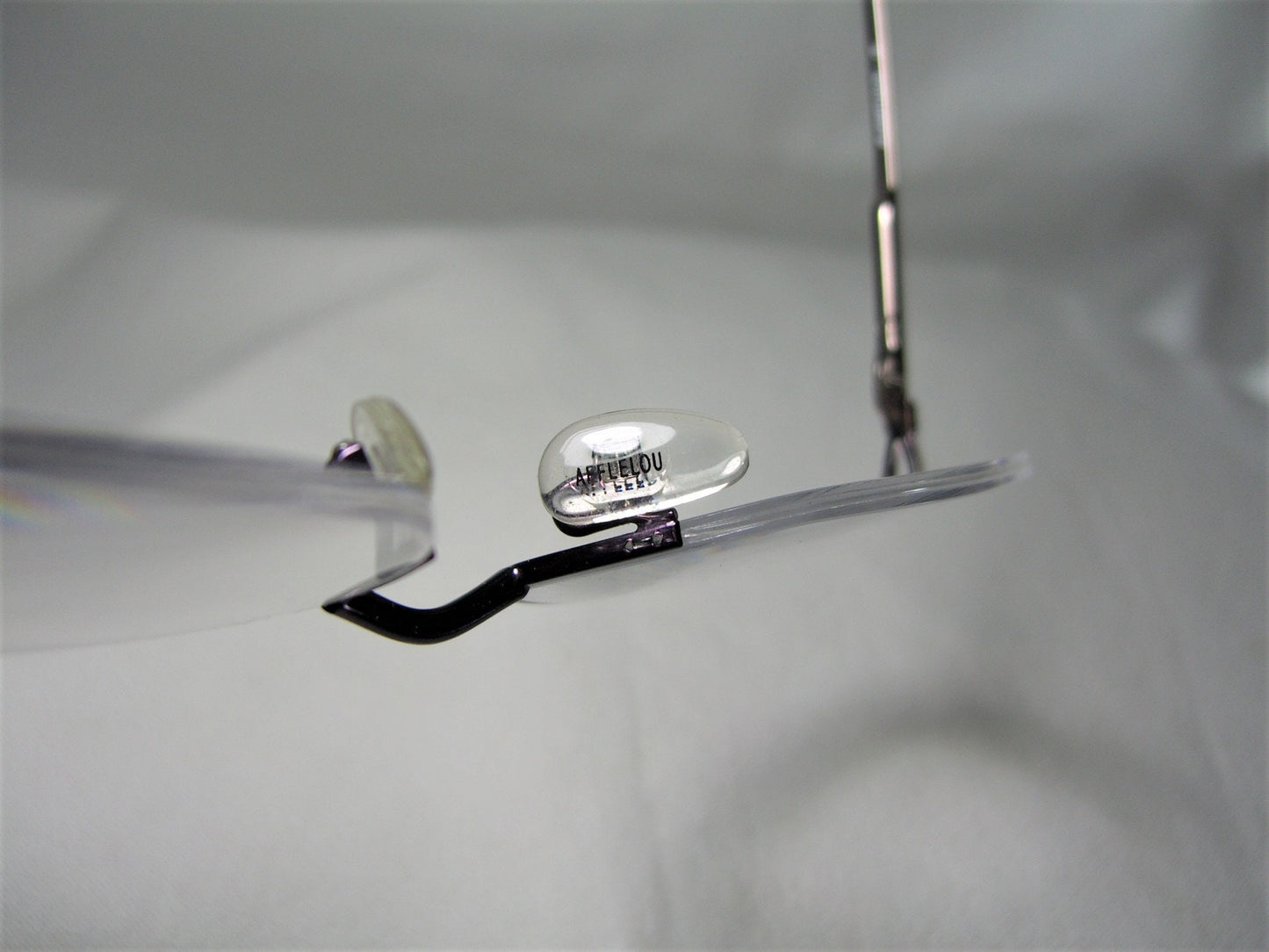 Alain Afflelou, eyeglasses, half rim, Titanium alloy, oval, square, frames, men's, women's, ultra vintage