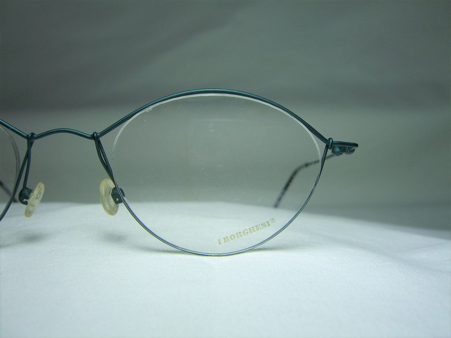 Borghesi, eyeglasses, Titanium, oval, round, frames, men's, women's, NOS, hyper vintage, very rare