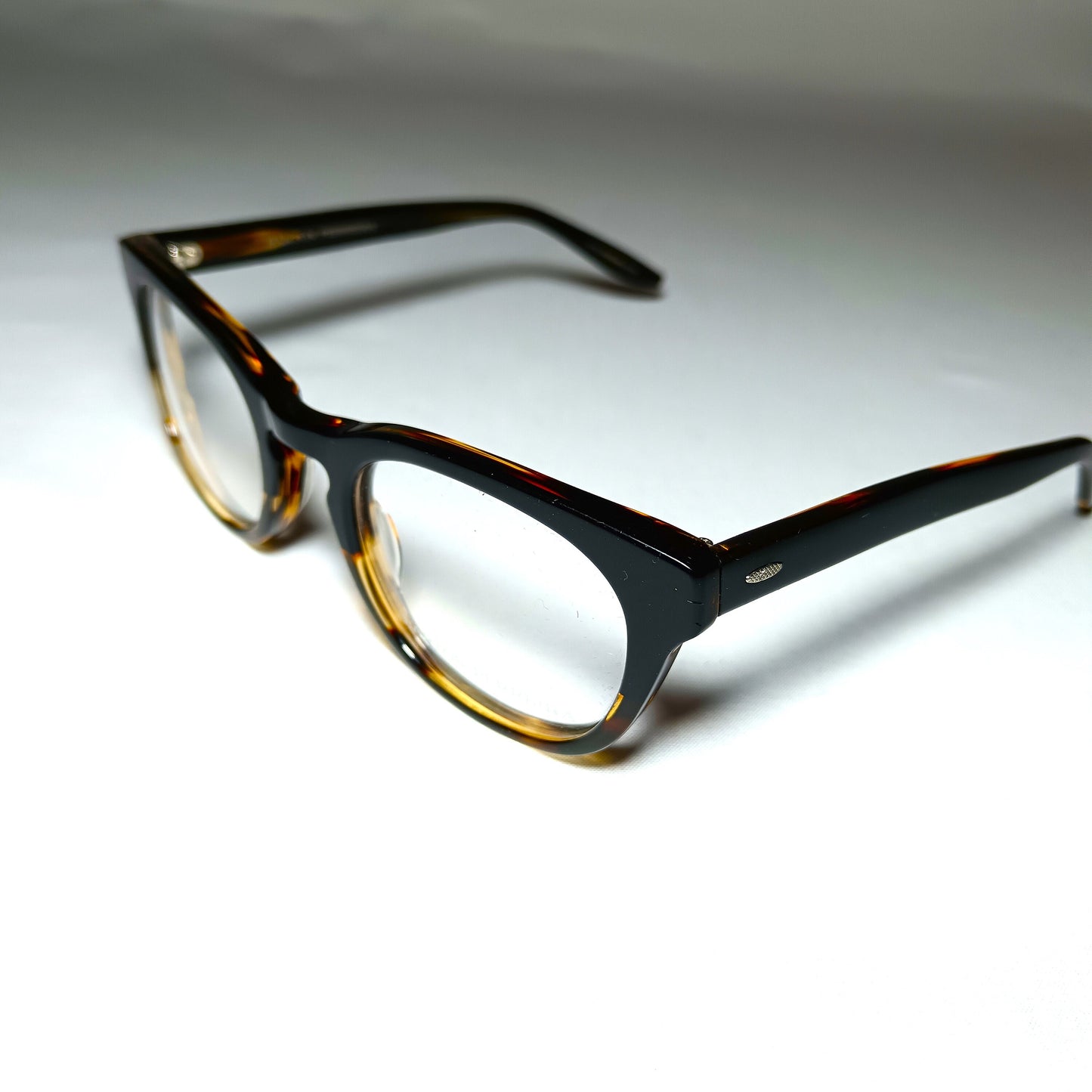 Barton Perreira Oval Eyeglasses, Dark Havana Tortoise Frames, New Old Stock