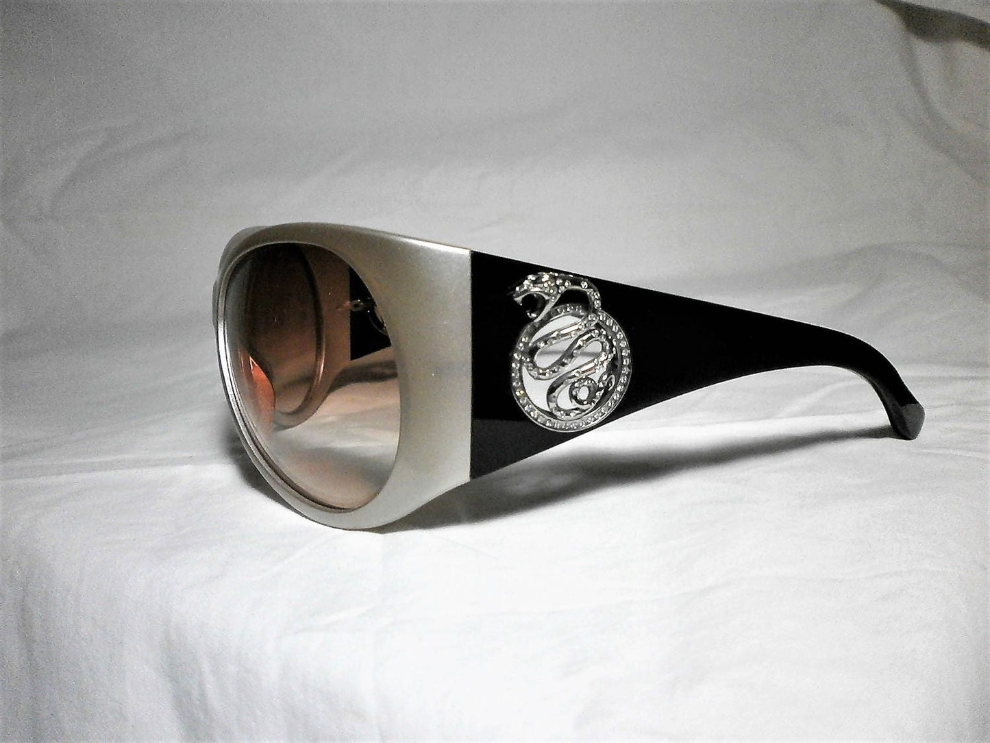 Boucheron, sunglasses, Palladium, oversized, round, oval, women's, sunglasses, ultra vintage