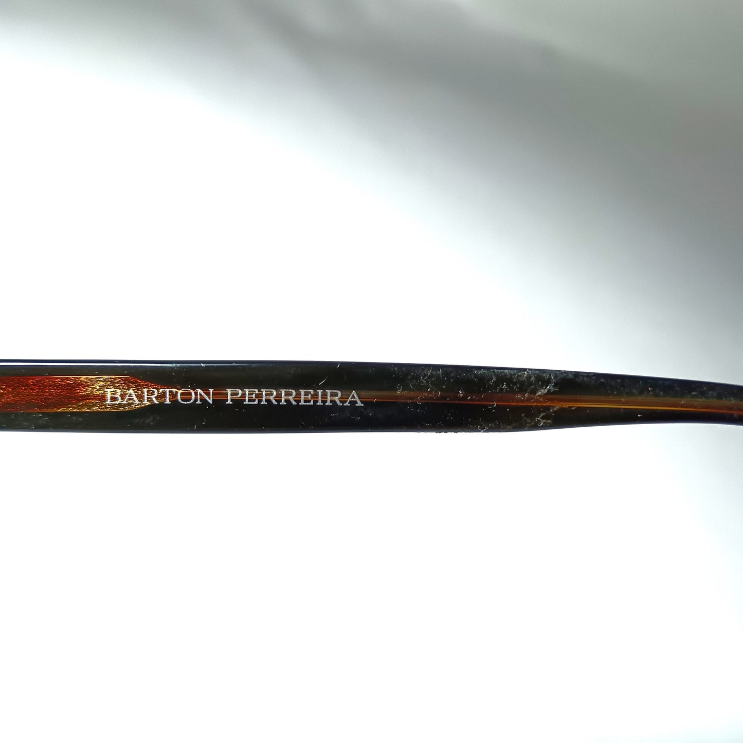 Barton Perreira Oval Eyeglasses, Dark Havana Tortoise Frames, New Old Stock