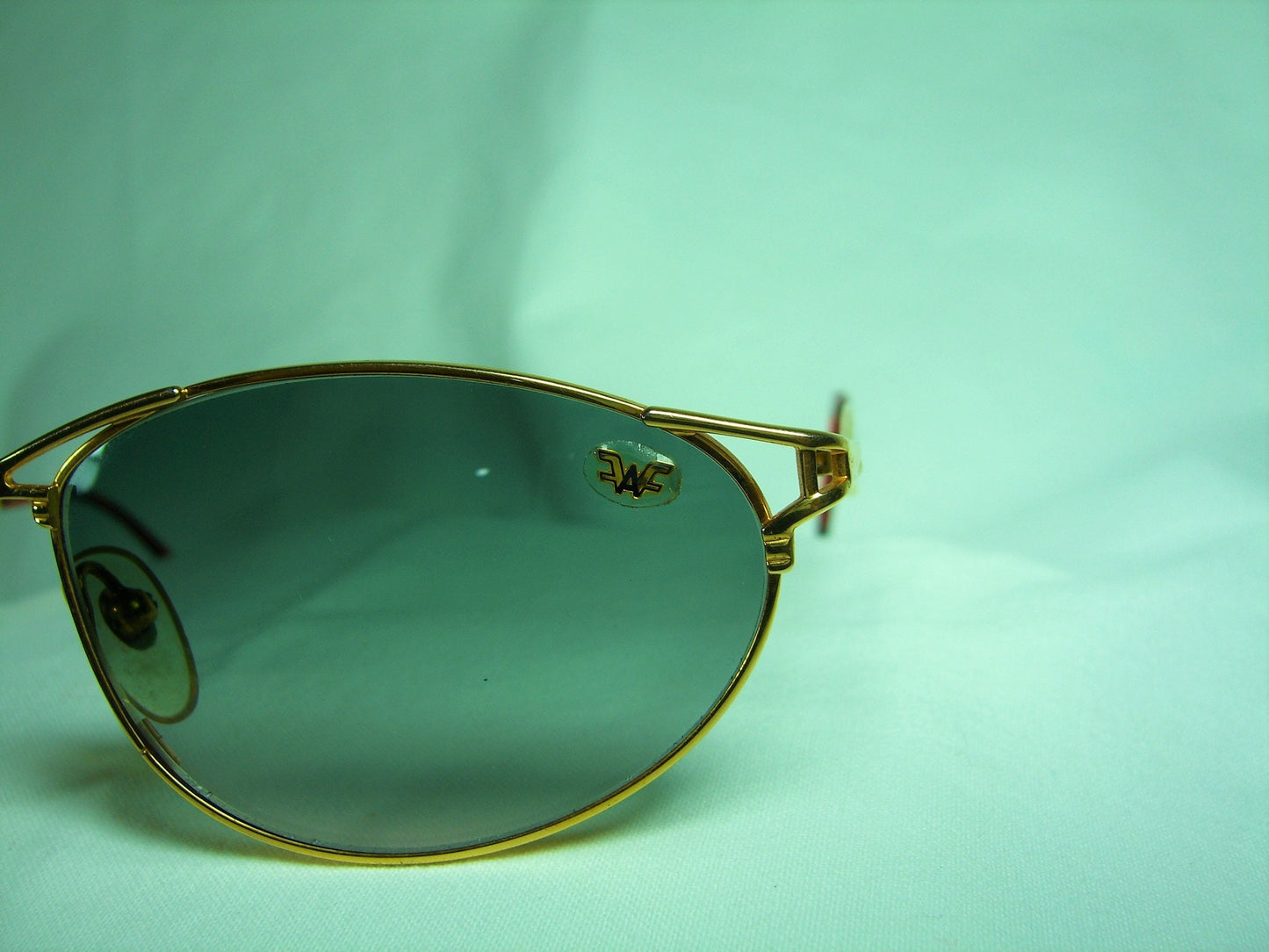 Air Force, Armee de L'Air, sunglasses, oval, gold filled, women's, frames, rare, hyper vintage