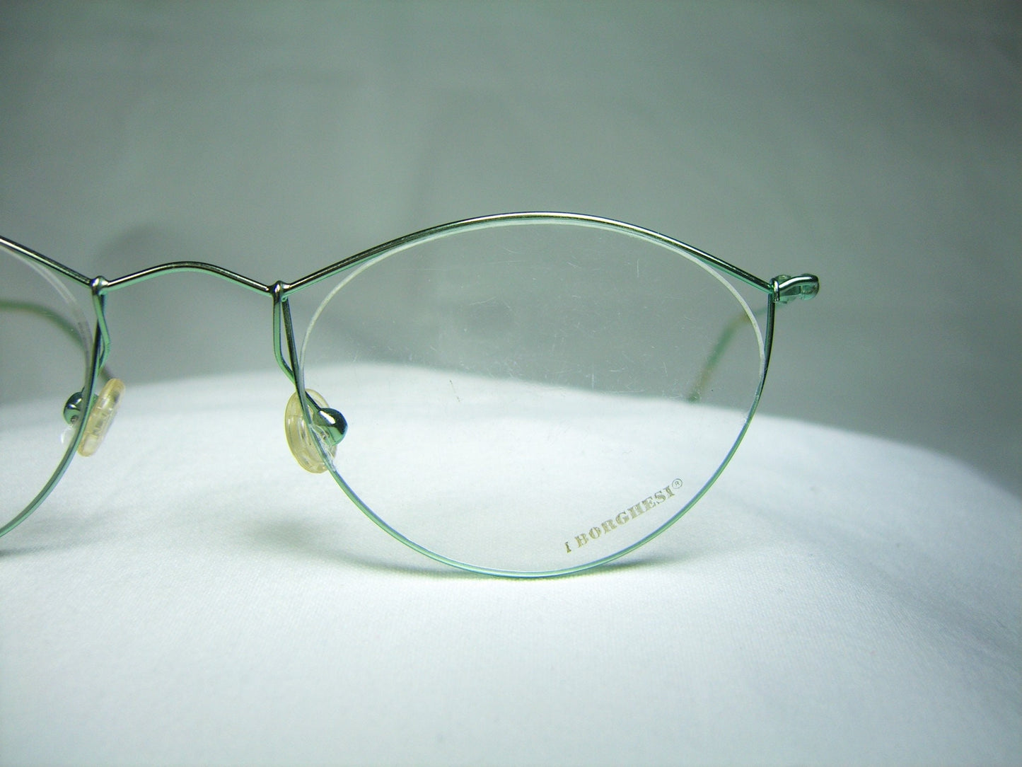 Borghesi, eyeglasses, Titanium, oval, round, frames, men's, women's, NOS, hyper vintage, very rare