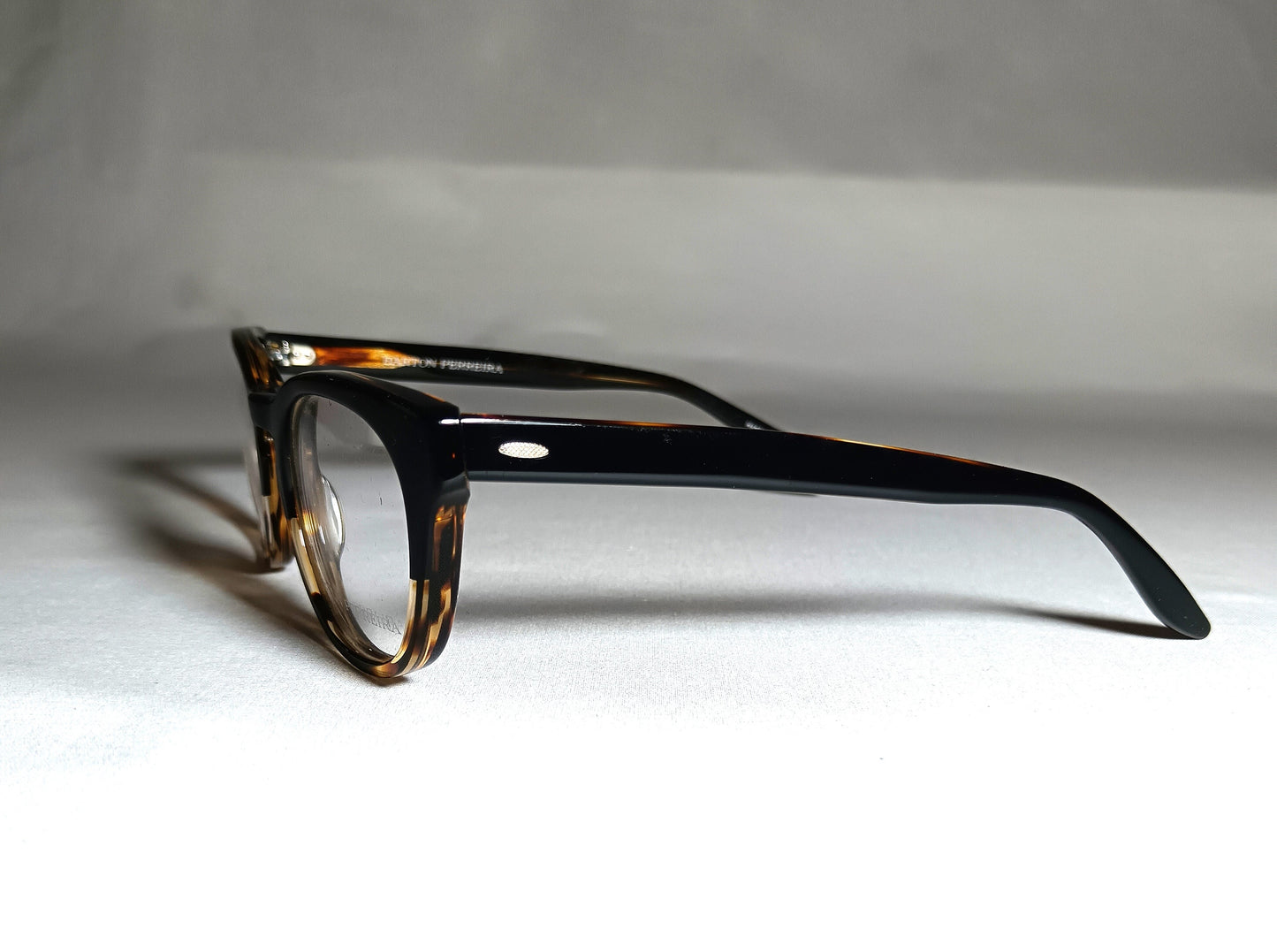 Barton Perreira Oval Eyeglasses, Dark Havana Tortoise Frames, New Old Stock