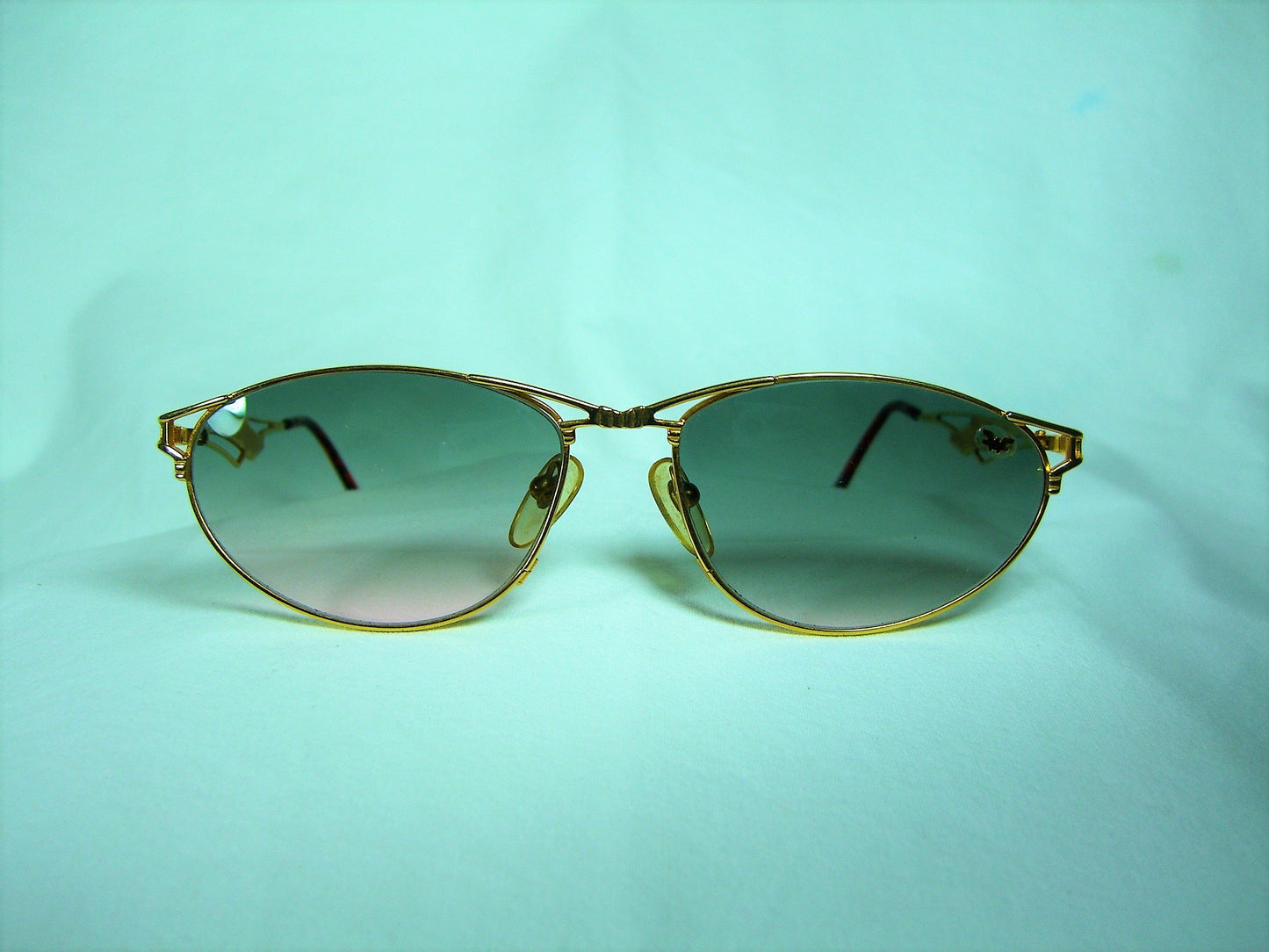Air Force, Armee de L'Air, sunglasses, oval, gold filled, women's, frames, rare, hyper vintage