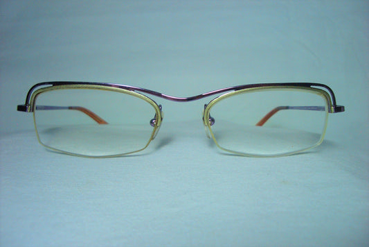 Bourgeois, eyeglasses, half rim, Titanium alloy, frames, oval, square, men's, women's, unisex, vintage
