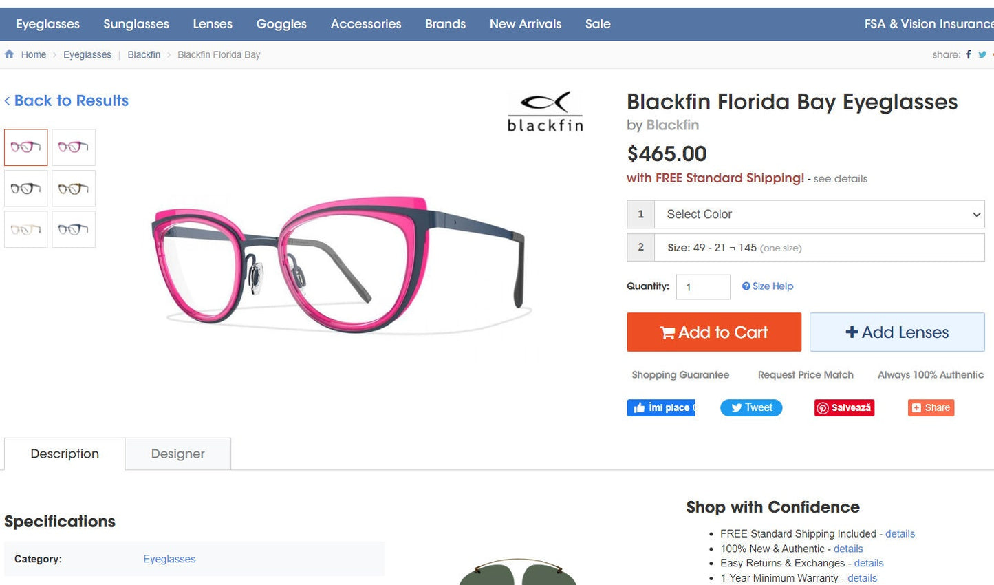 Blackfin, luxury eyeglasses, square, oval, frames, Pure Titanium, New Old Stock, hyper vintage, rare