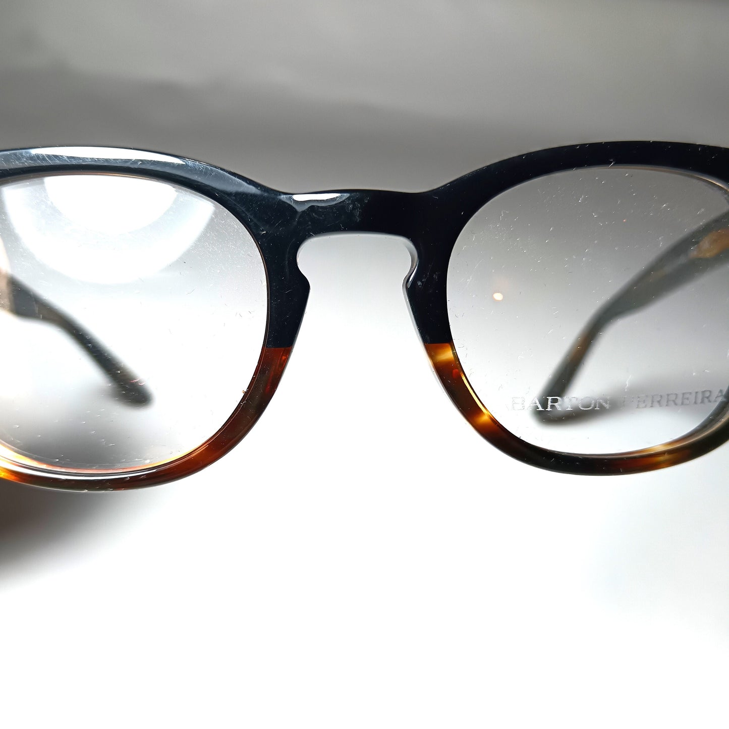 Barton Perreira Oval Eyeglasses, Dark Havana Tortoise Frames, New Old Stock