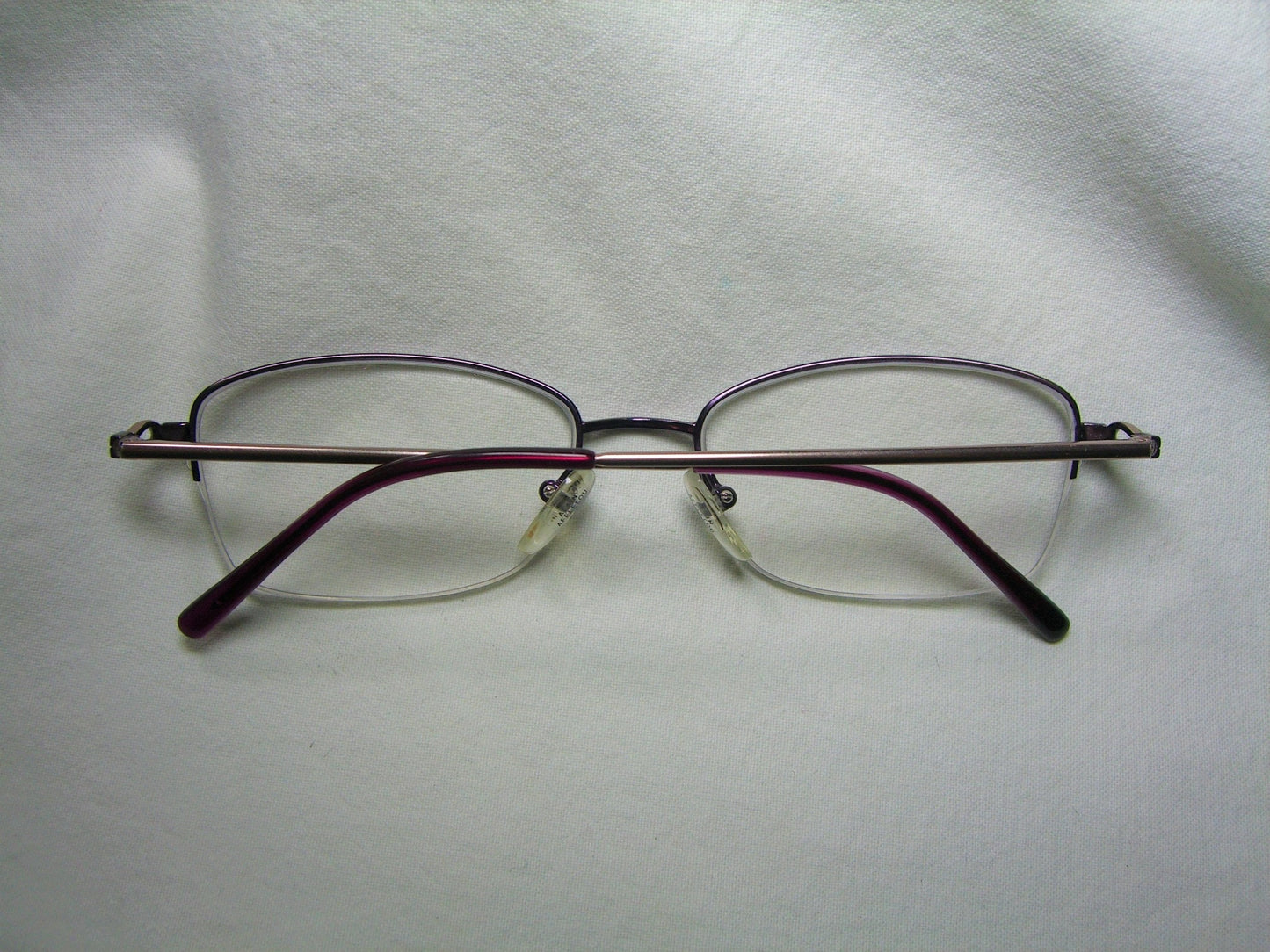 Alain Afflelou, eyeglasses, half rim, Titanium alloy, oval, square, frames, men's, women's, ultra vintage