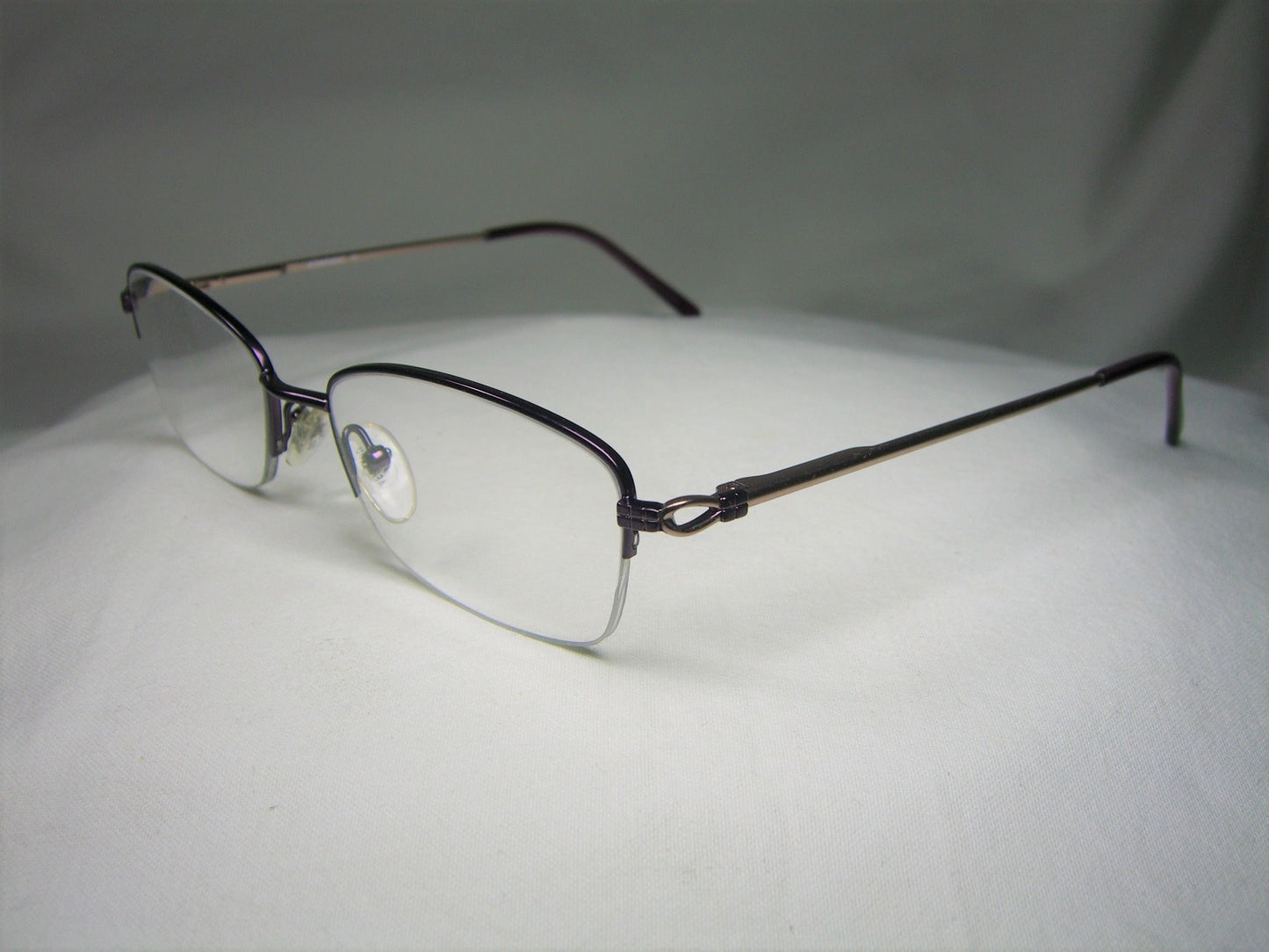 Alain Afflelou, eyeglasses, half rim, Titanium alloy, oval, square, frames, men's, women's, ultra vintage
