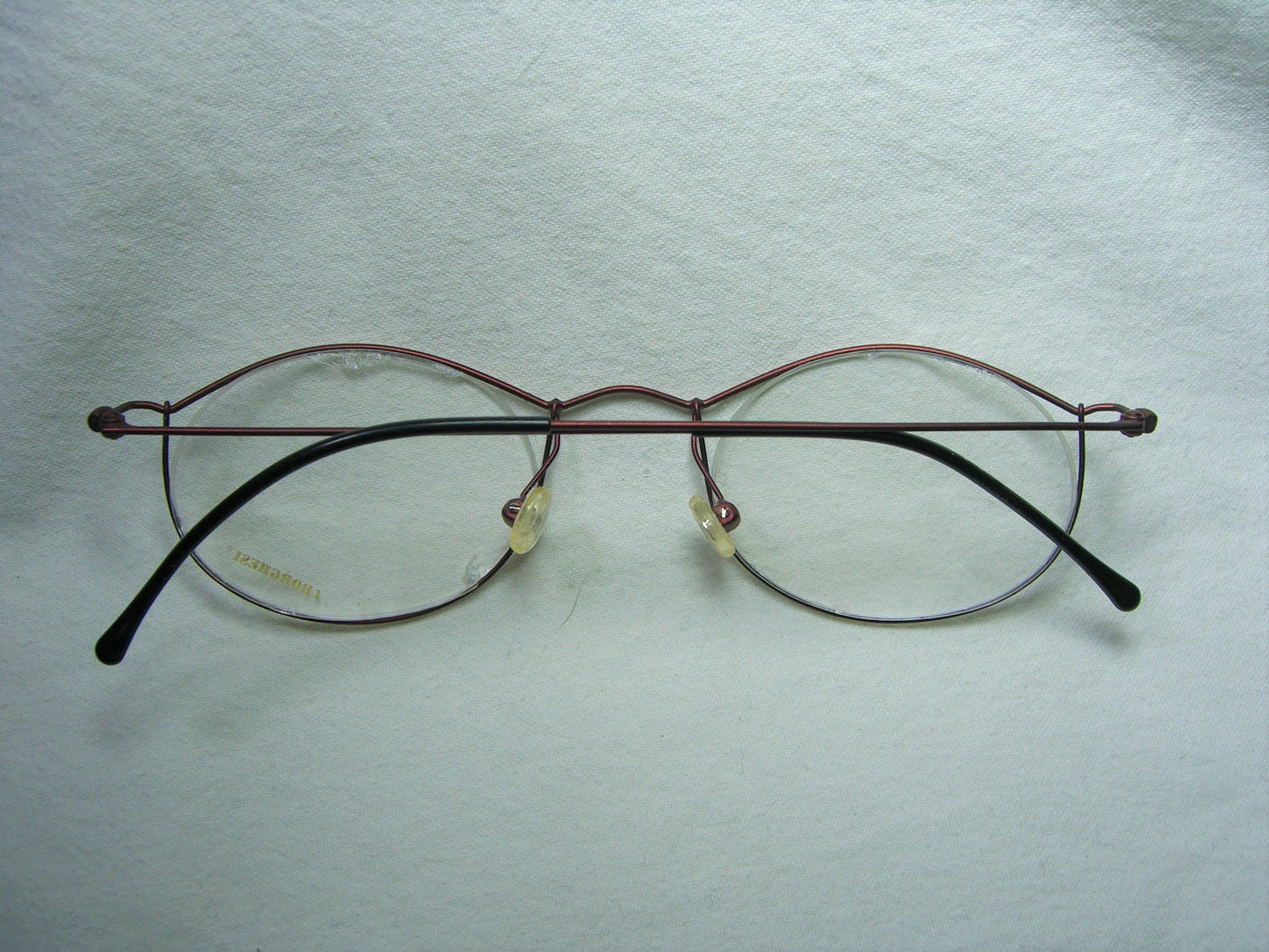 Borghesi, eyeglasses, Titanium, oval, round, frames, men's, women's, NOS, hyper vintage, very rare