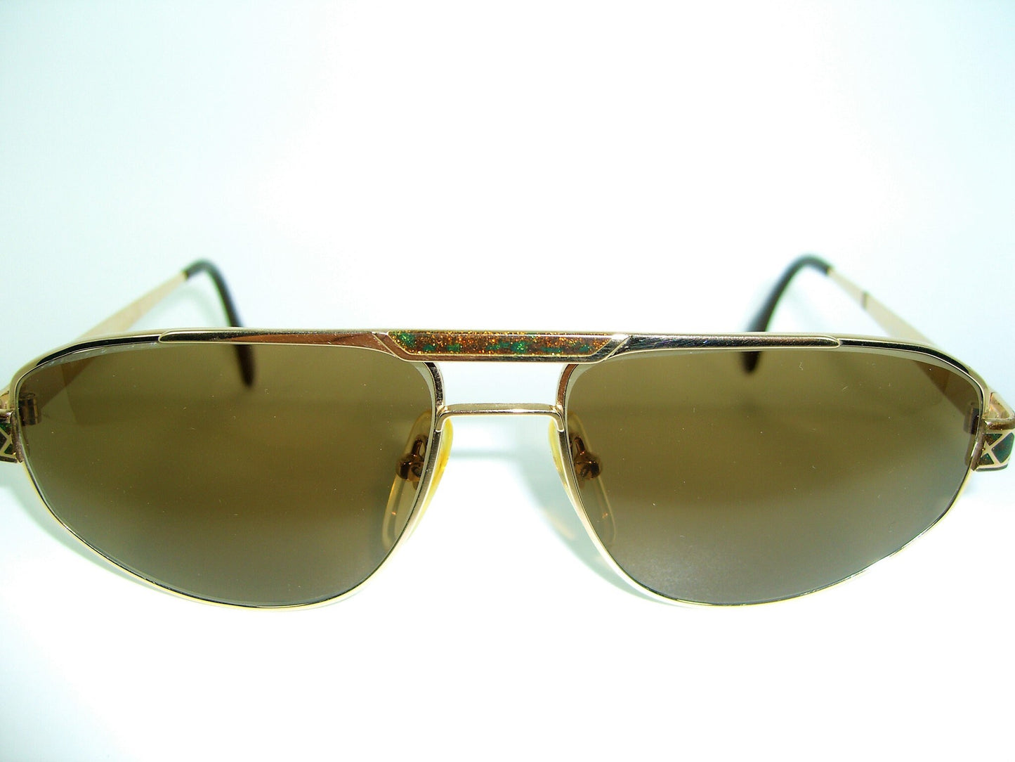 Bijou, sunglasses, Gold plated, oval, women's, movie star vintage, NOS, very rare