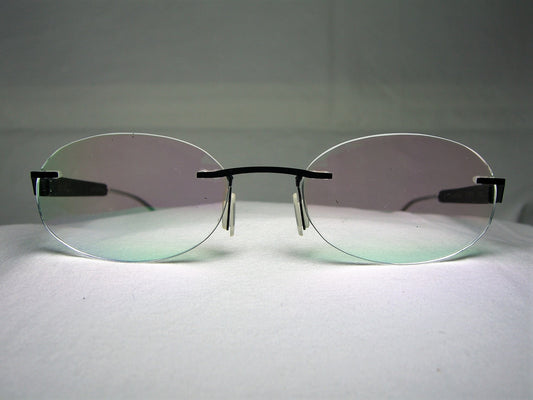ByWP, eyeglasses, rimless, oval, round, frames, men's, women's, NOS, ultra vintage, rare