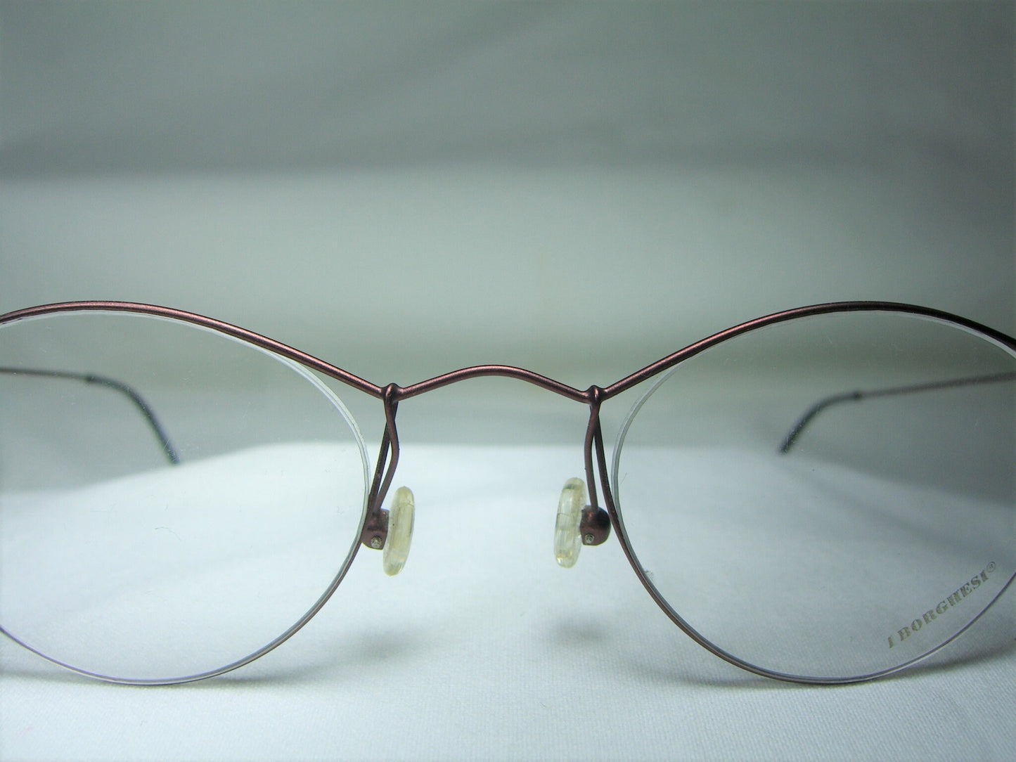 Borghesi, eyeglasses, Titanium, oval, round, frames, men's, women's, NOS, hyper vintage, very rare