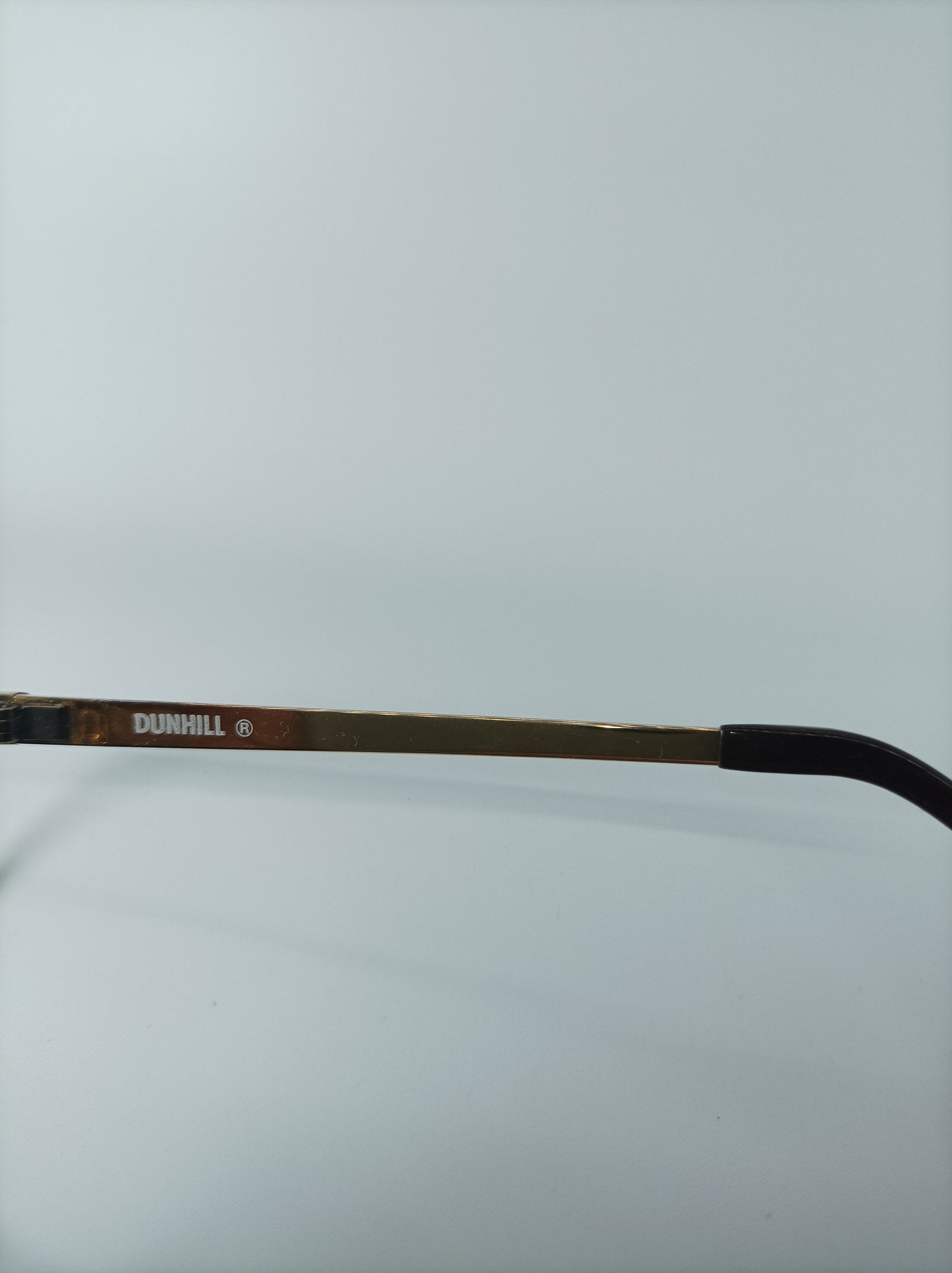 Alfred Dunhill Aviator Eyeglasses, Gold Platinum Plated Titanium Frames