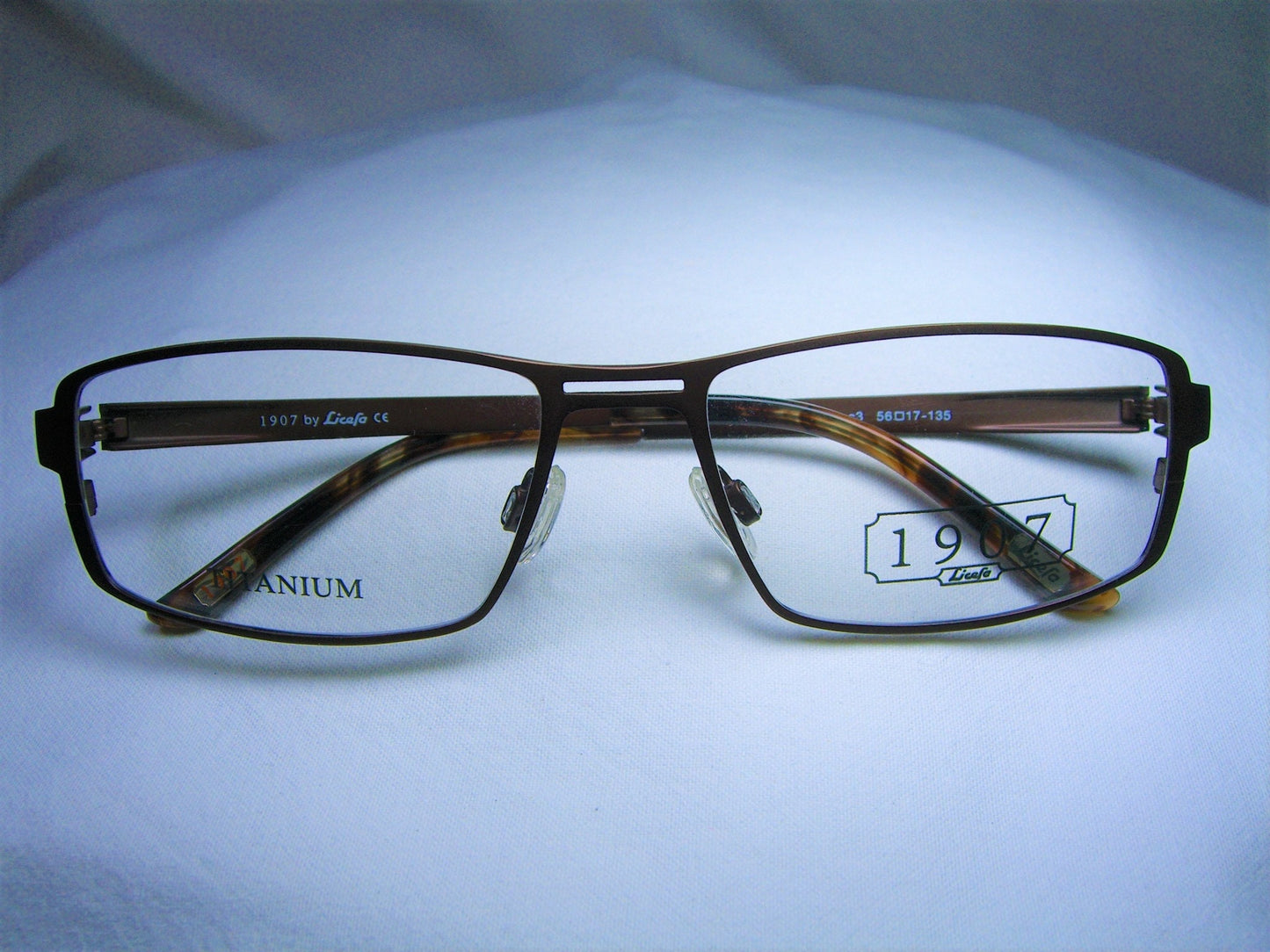 1907, eyeglasses, Titanium, frames, square, oval, men's, women's, NOS, vintage