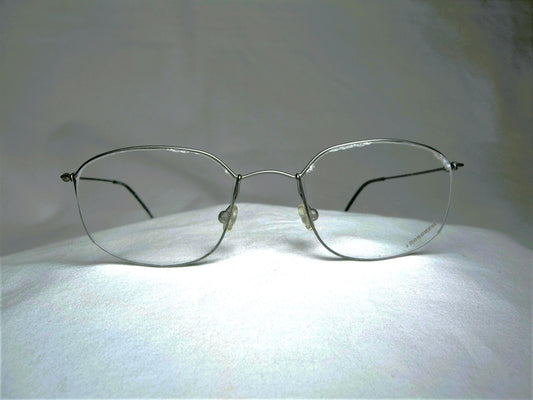 Borghesi, eyeglasses, Titanium, oval, square, frames, men's, women's, NOS, hyper vintage, very rare