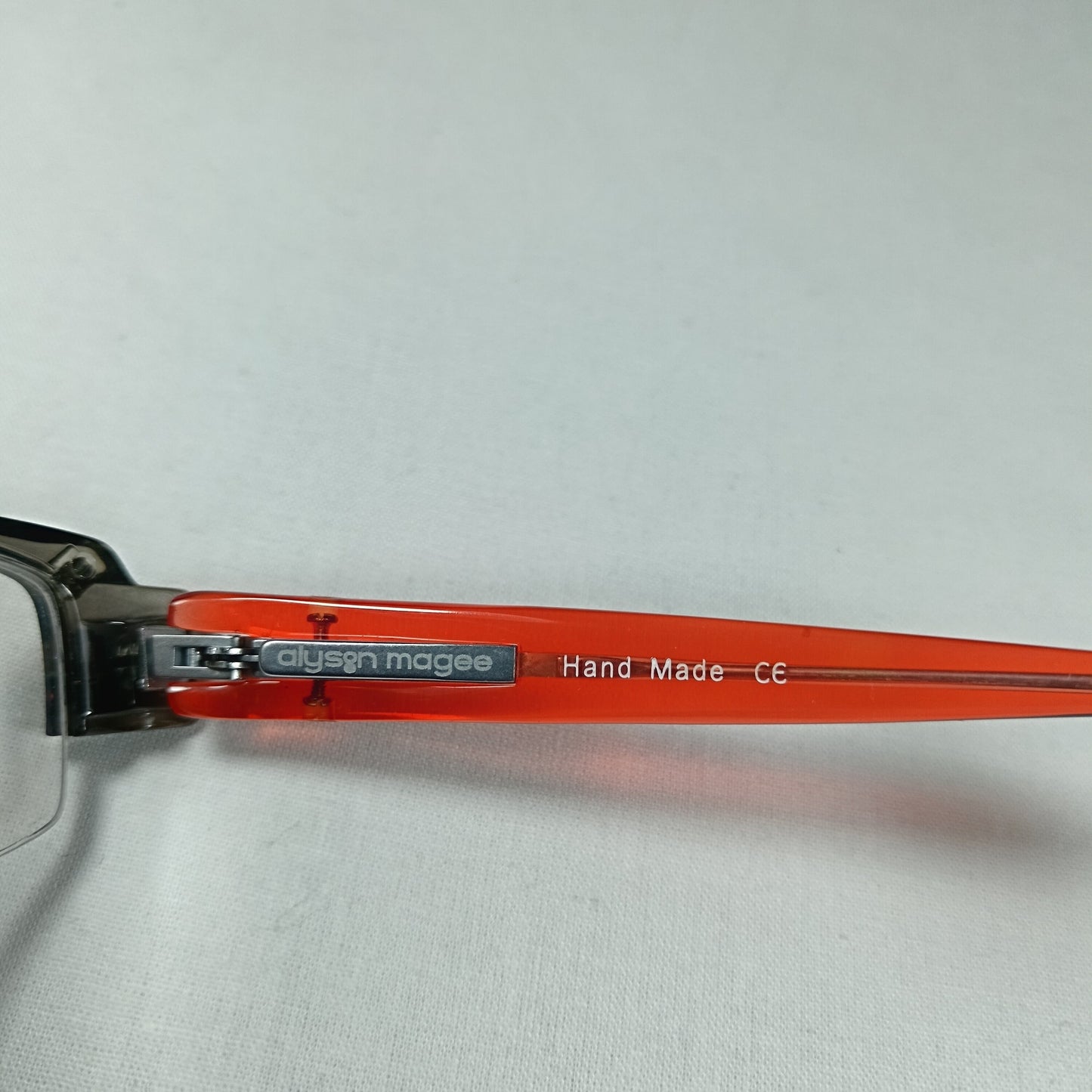 Alyson Magee Half Rim Titanium Eyeglasses, New Old Stock