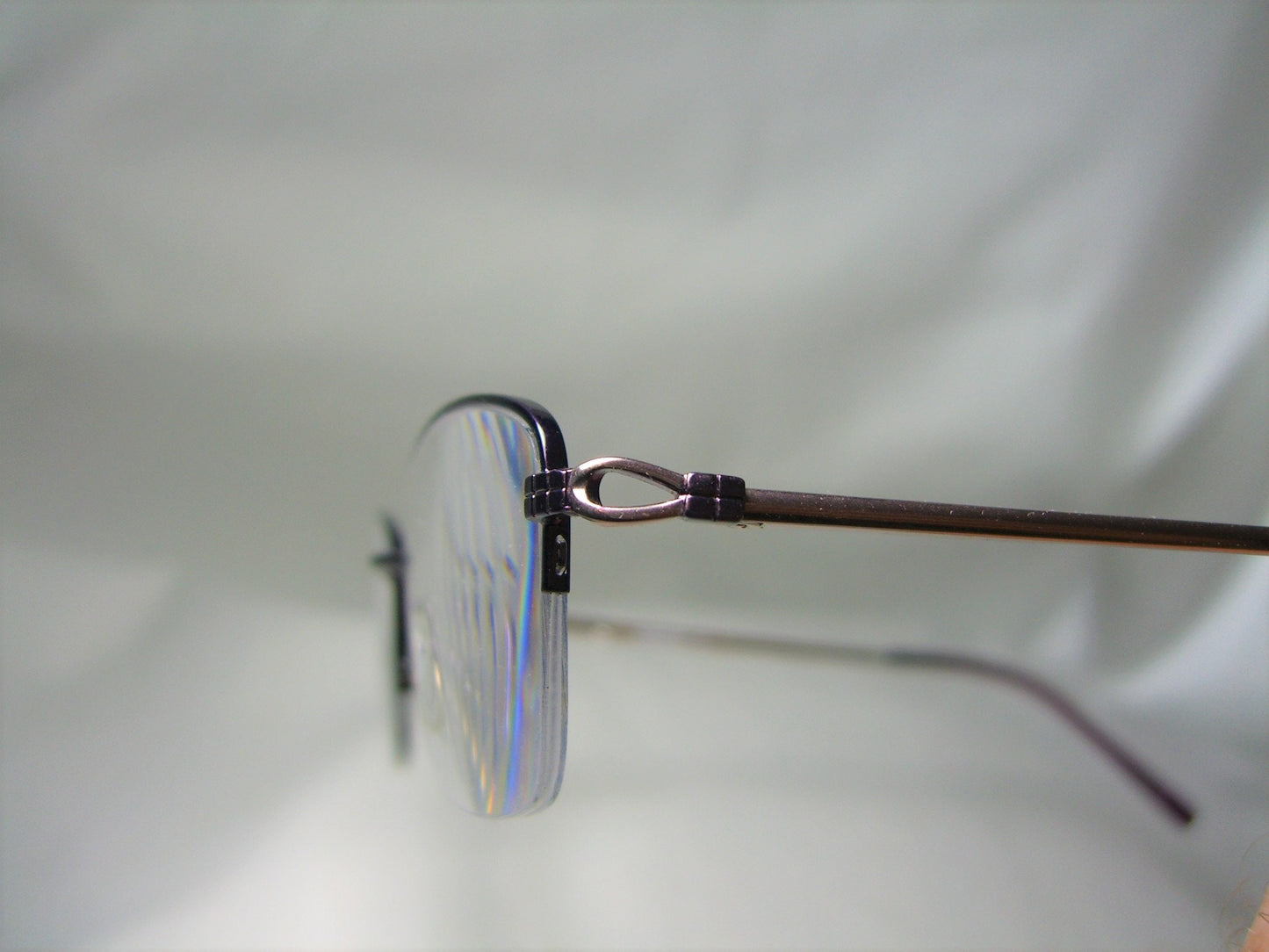 Alain Afflelou, eyeglasses, half rim, Titanium alloy, oval, square, frames, men's, women's, ultra vintage