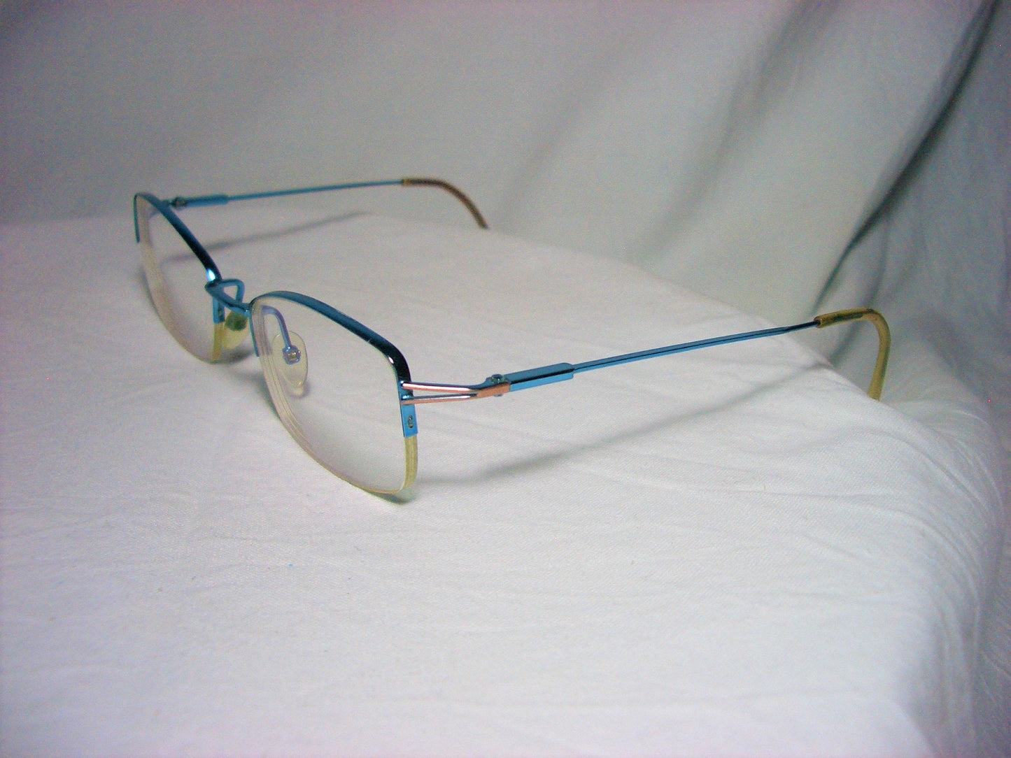 Air Light France, eyeglasses, Titanium, half rim, oval, square, men's, women's, frames, super vintage