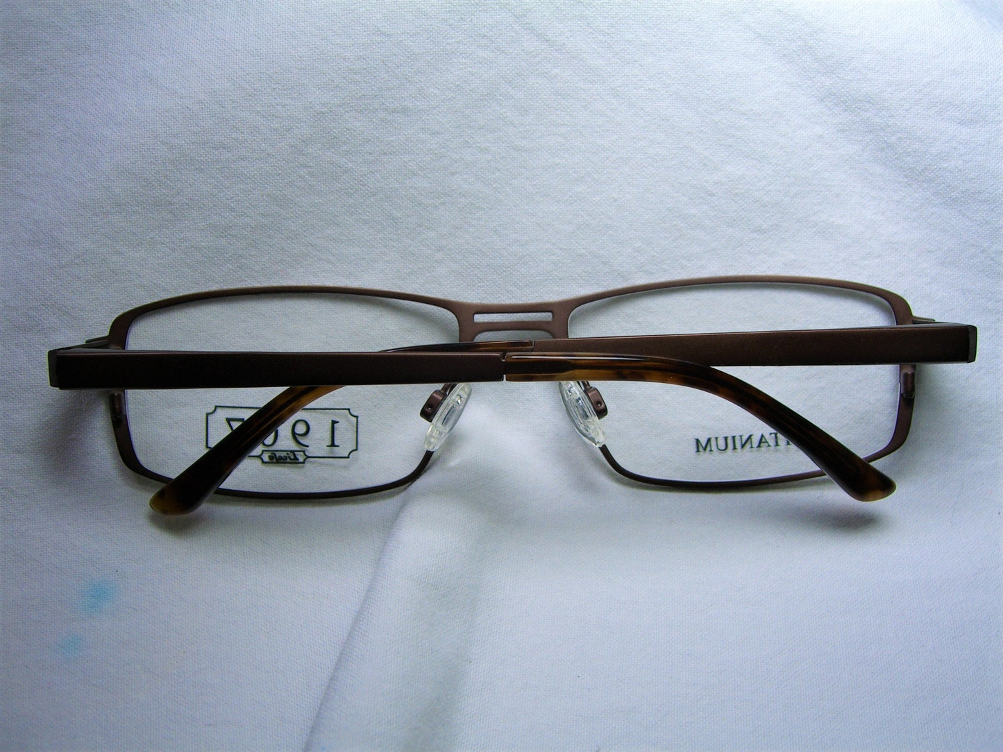 1907, eyeglasses, Titanium, frames, square, oval, men's, women's, NOS, vintage
