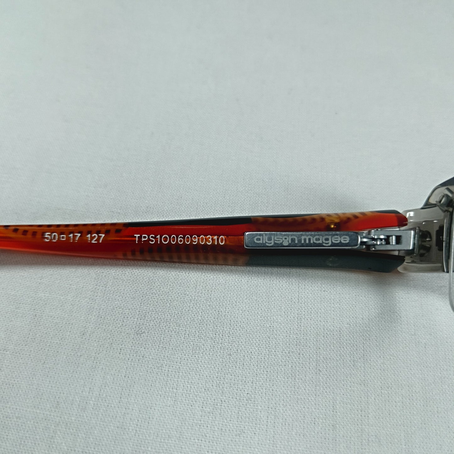 Alyson Magee Half Rim Titanium Eyeglasses, New Old Stock