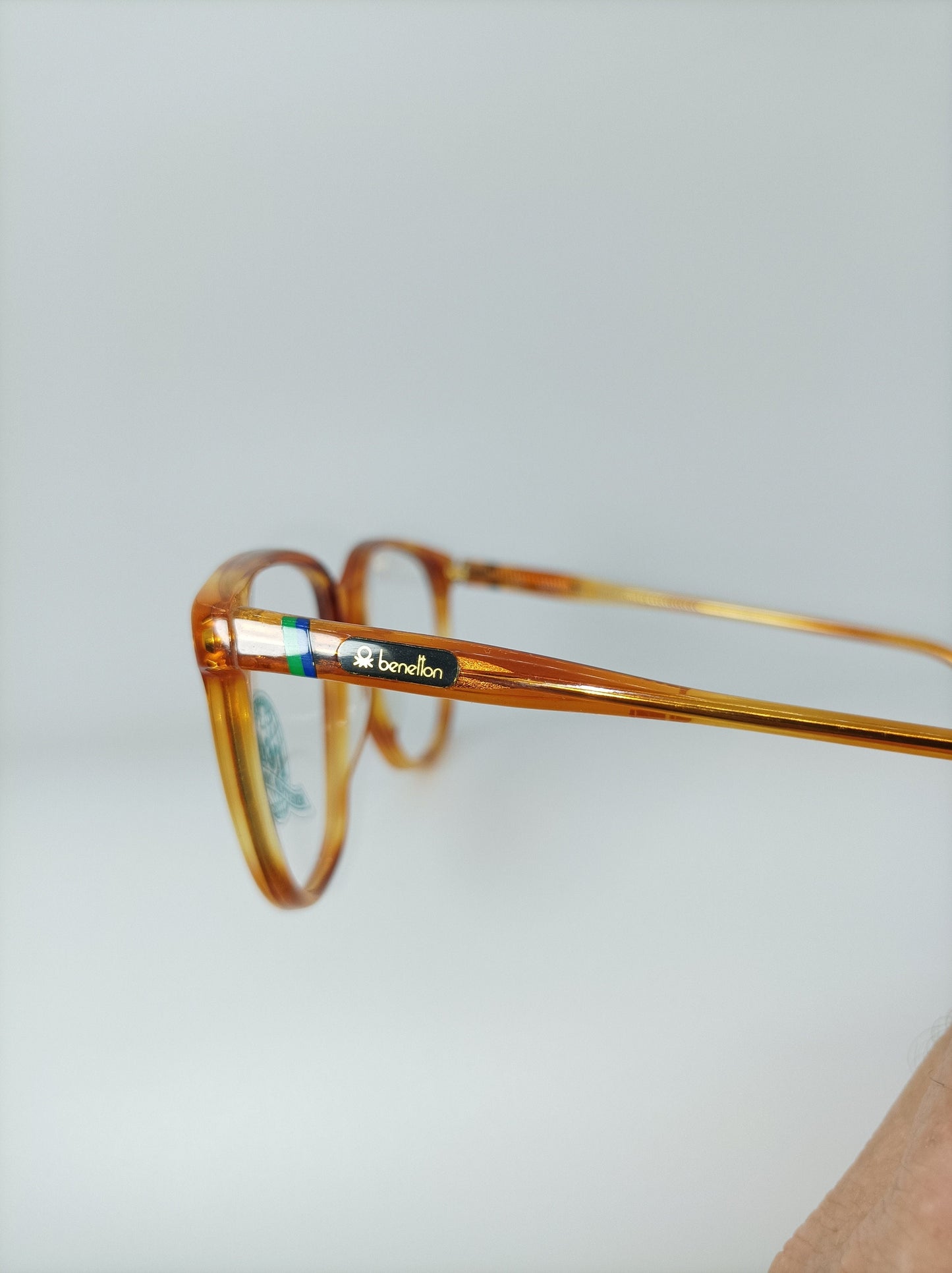 Benetton, eyeglasses, oval, frames, hyper vintage, New Old Stock, very rare