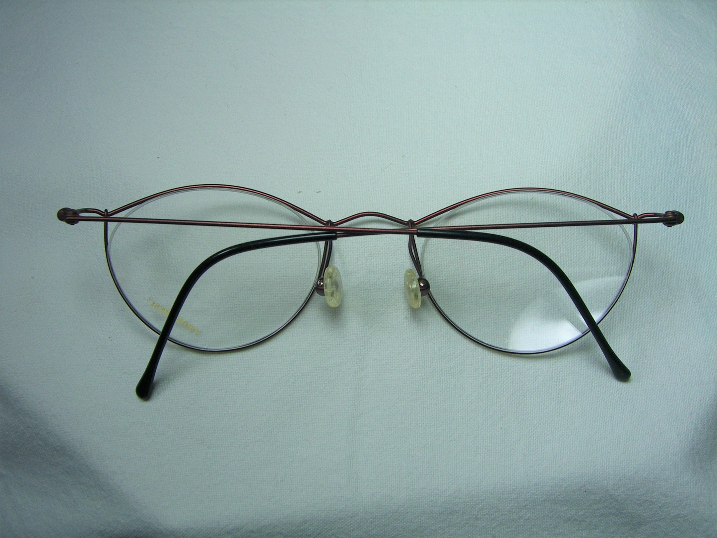 Borghesi, eyeglasses, Titanium, oval, round, frames, men's, women's, NOS, hyper vintage, very rare