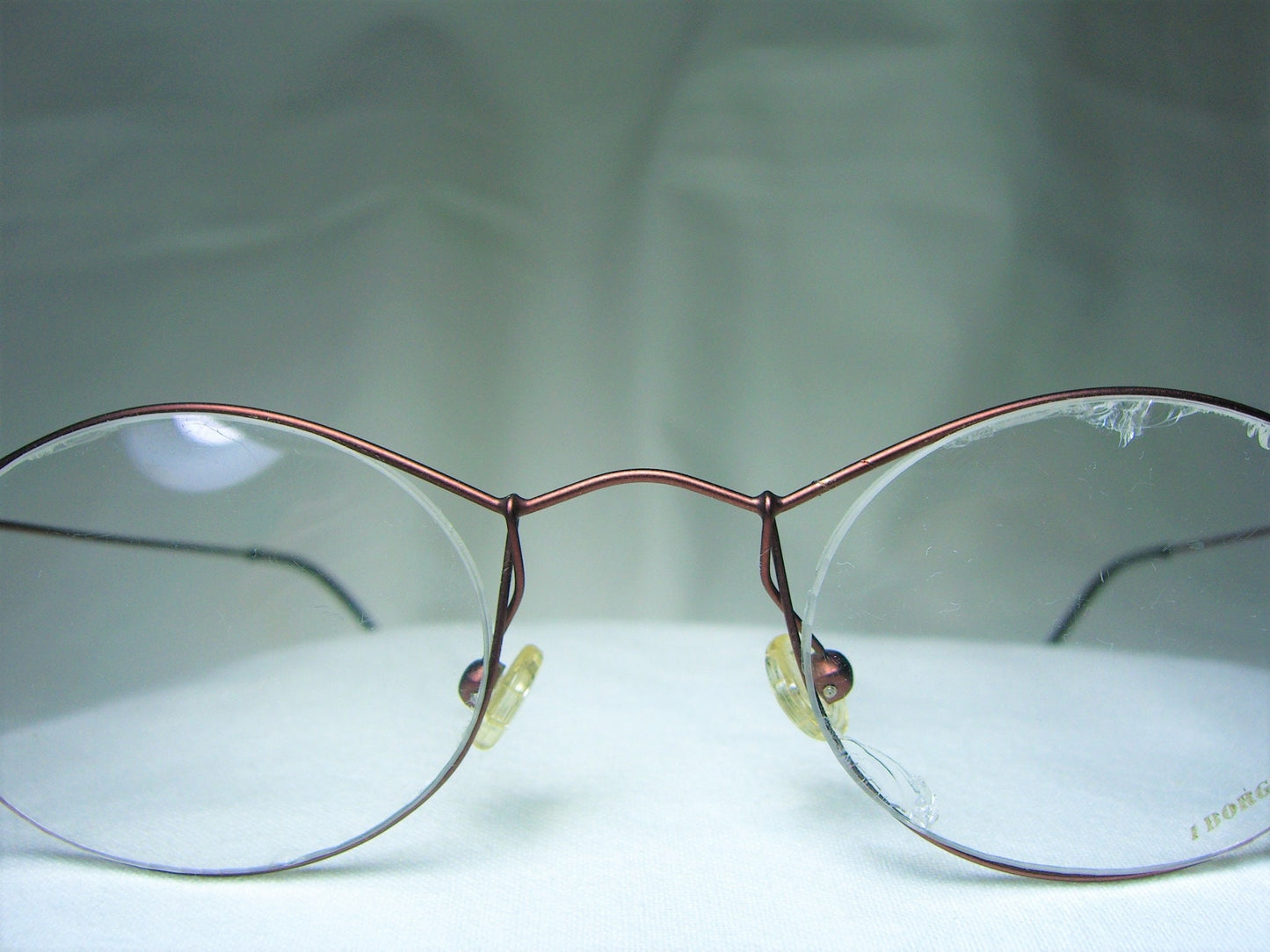 Borghesi, eyeglasses, Titanium, oval, round, frames, men's, women's, NOS, hyper vintage, very rare