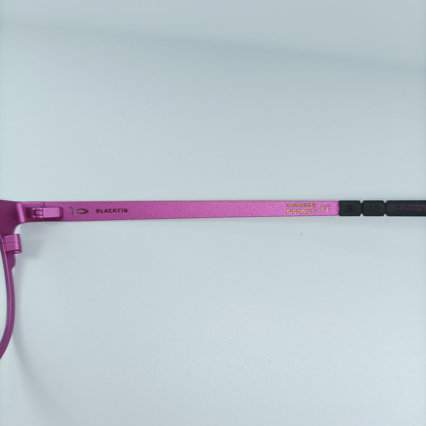 Blackfin Cat Eye Eyeglasses, Fuchsia Titanium Frames, Italy